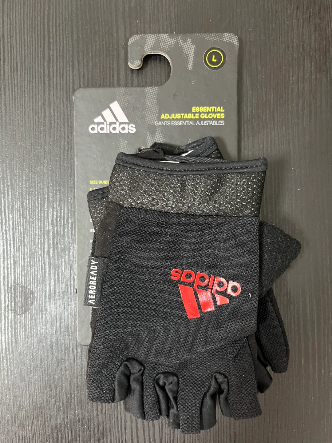 Adidas Essential Adjustable Gloves - Size L