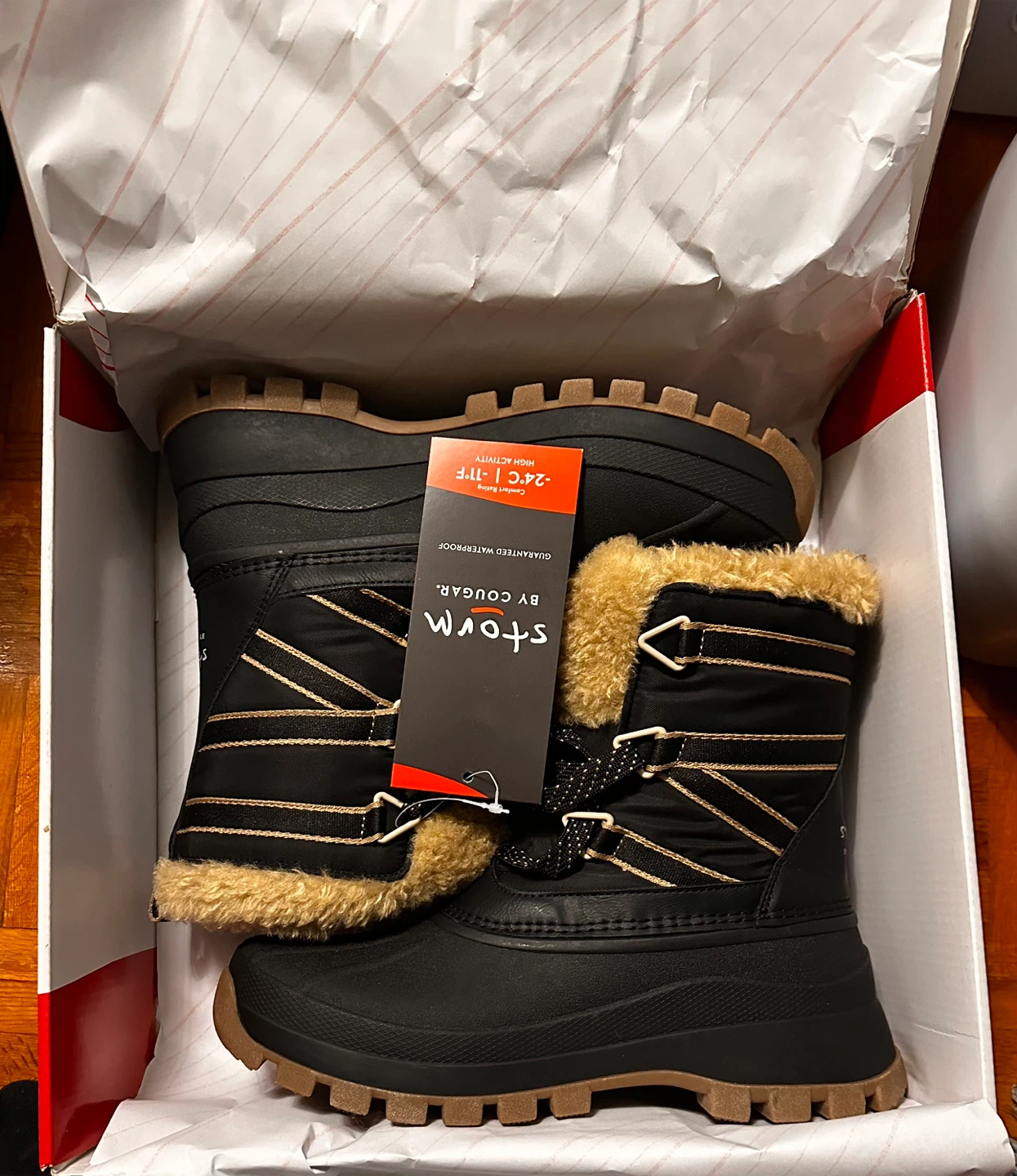 Cougar Storm Waterproof Winter Boots - Size 8