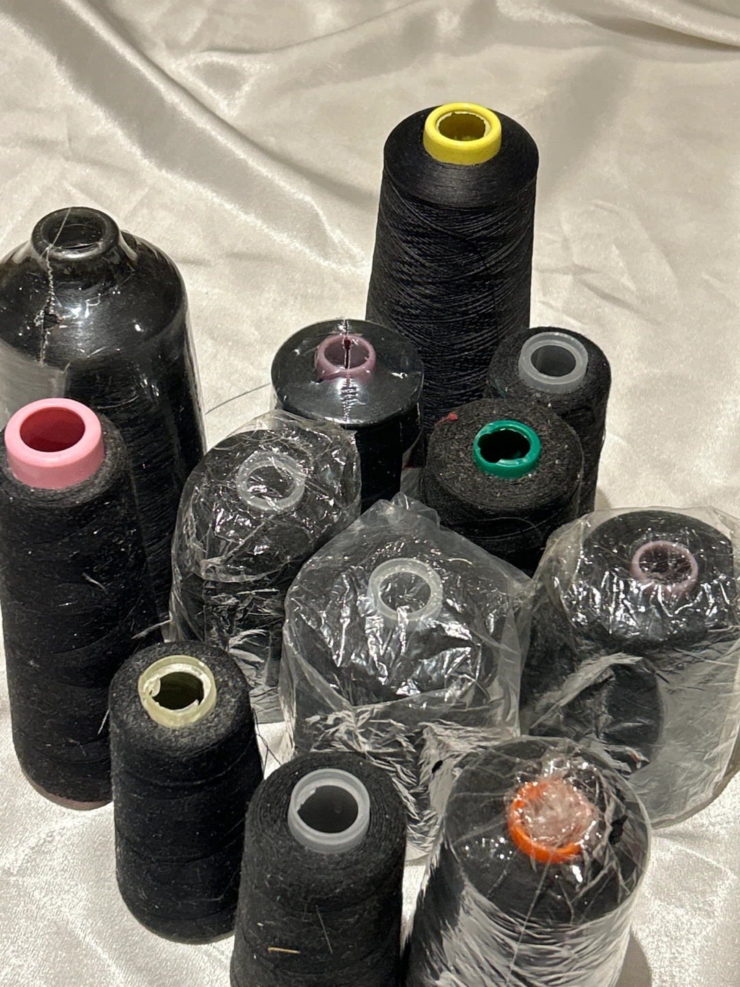 Black Thread Spools - Sewing & Craft Supplies
