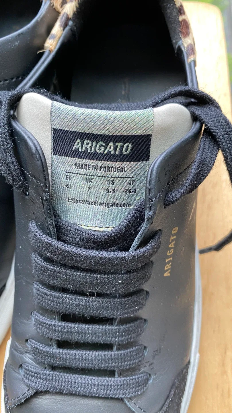 Axel Arigato Black Leather Sneakers US 9.5 image indicator(4)