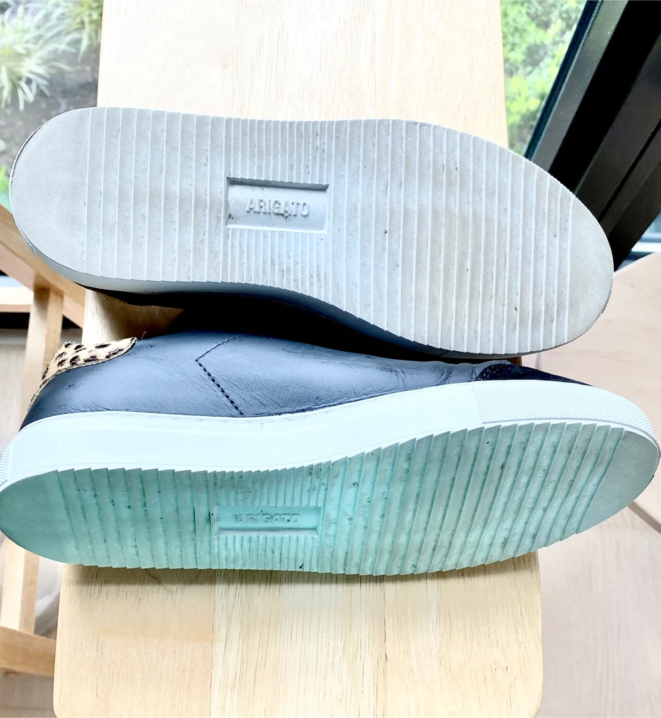 Axel Arigato Black Leather Sneakers US 9.5 image indicator(3)