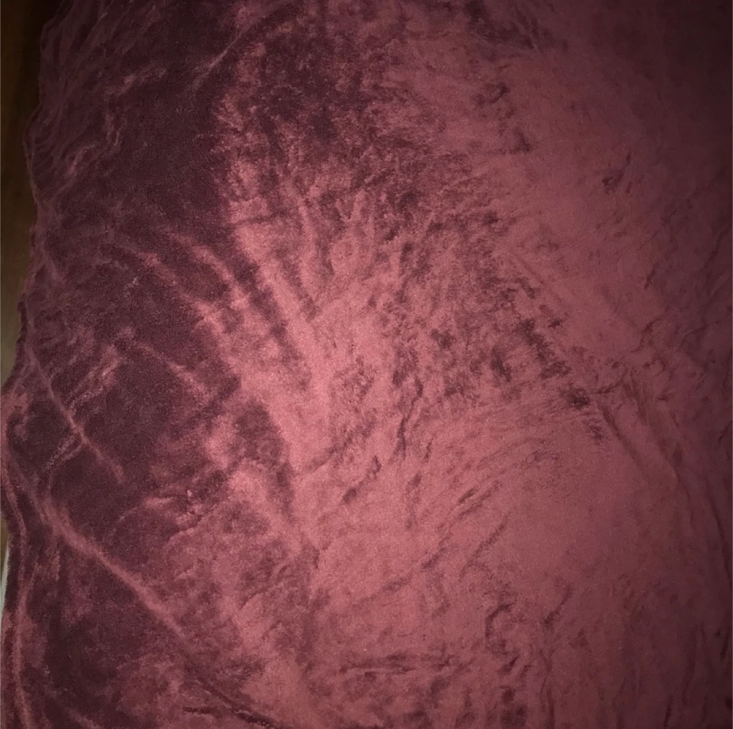 Calvin Klein Solid Fleece Oversized Large Blanket - Wine