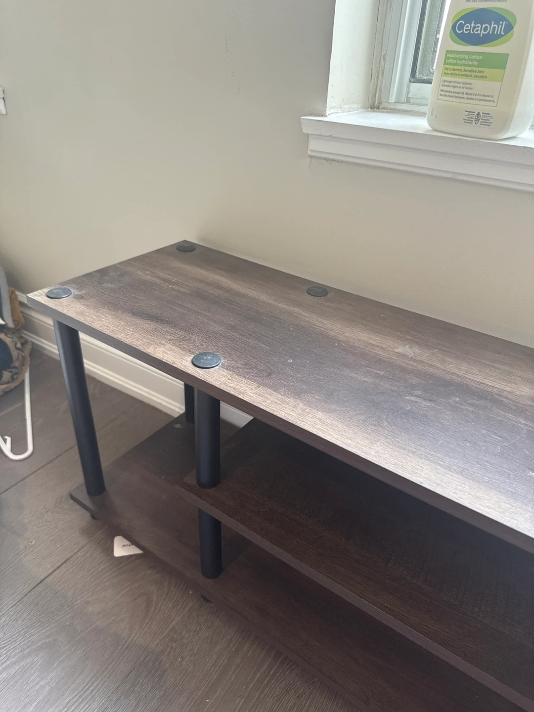 Brown Wood TV Stand