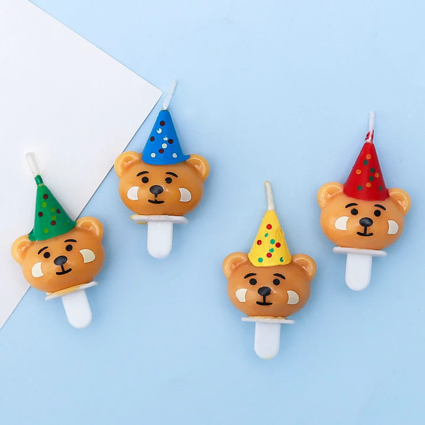Birthday Candles - Bear Theme (4 pcs) image indicator(2)