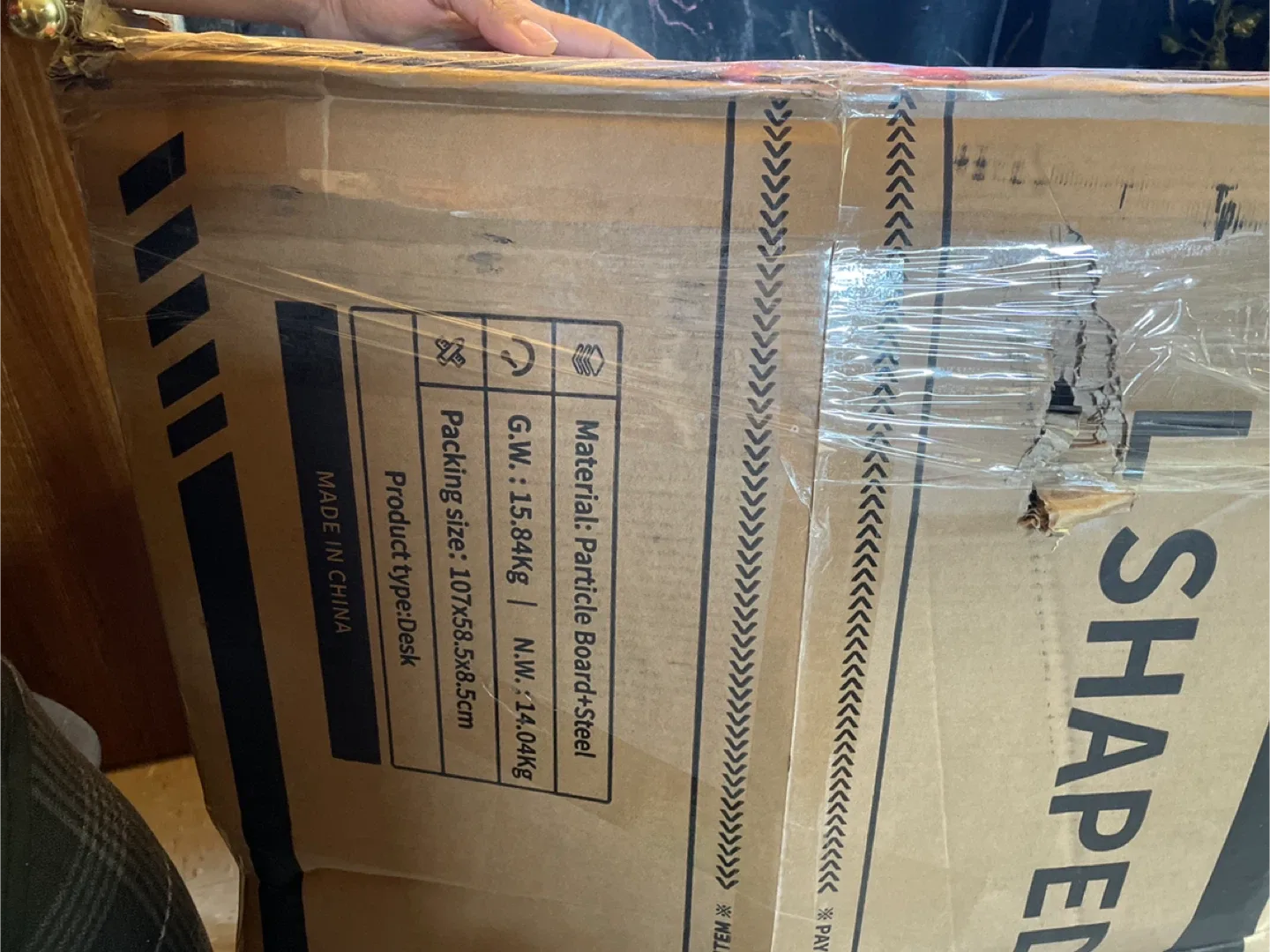 L Shaped Gaming Desk with Shelves image indicator(4)