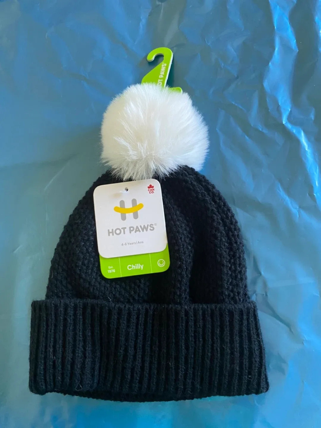 New Hot Paws Kids Beanie, Size 4-6 Years thumbnail