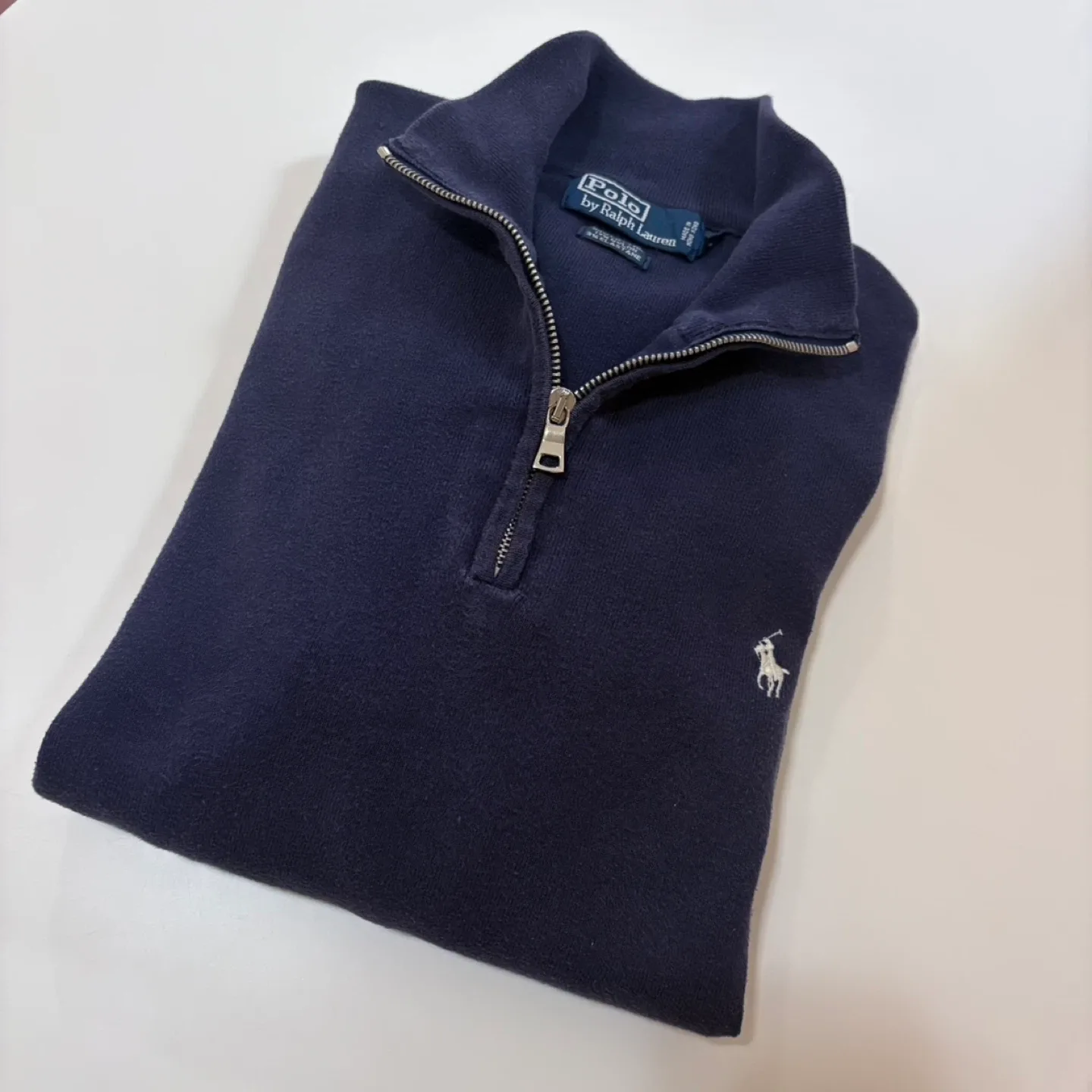 Polo Ralph Lauren Navy Quarter Zip (L) thumbnail