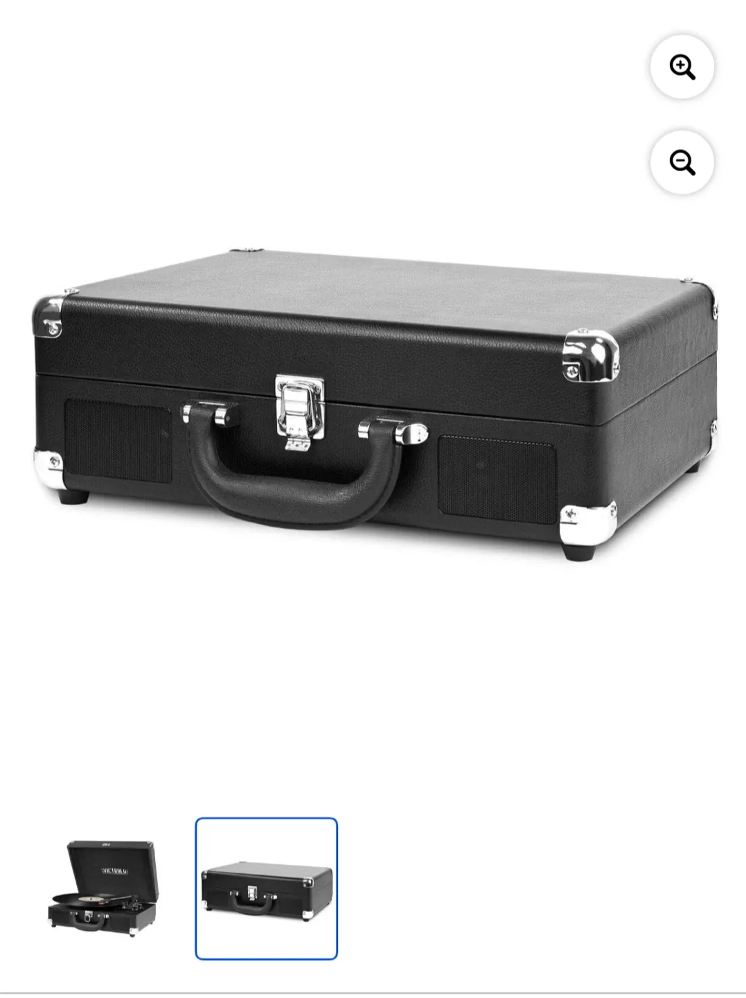 Victrola Vintage Suitcase Black Record player thumbnail
