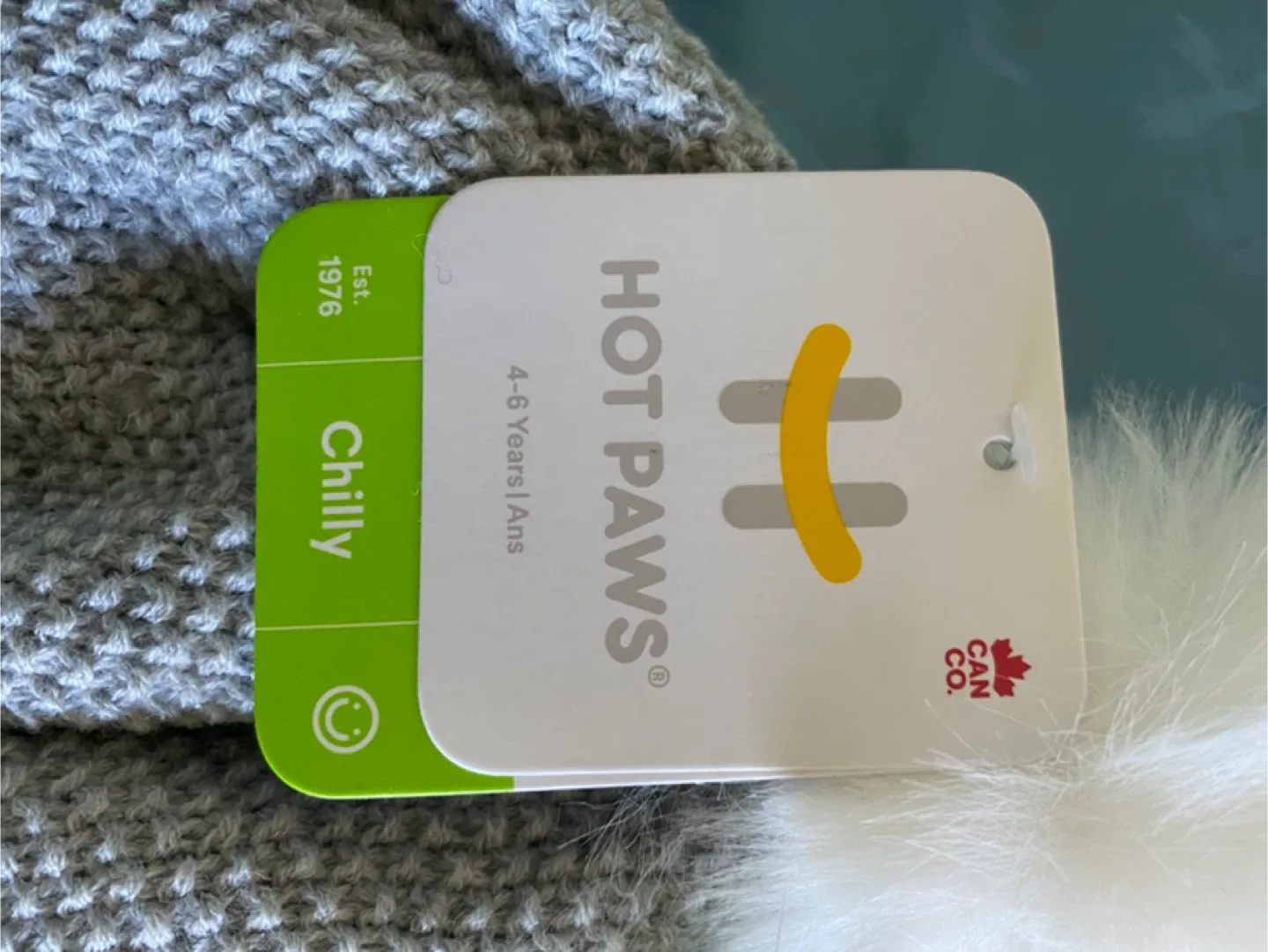 New Hot Paws Chilly Pom Pom Beanie  Hat - 4-6 Years image indicator(2)