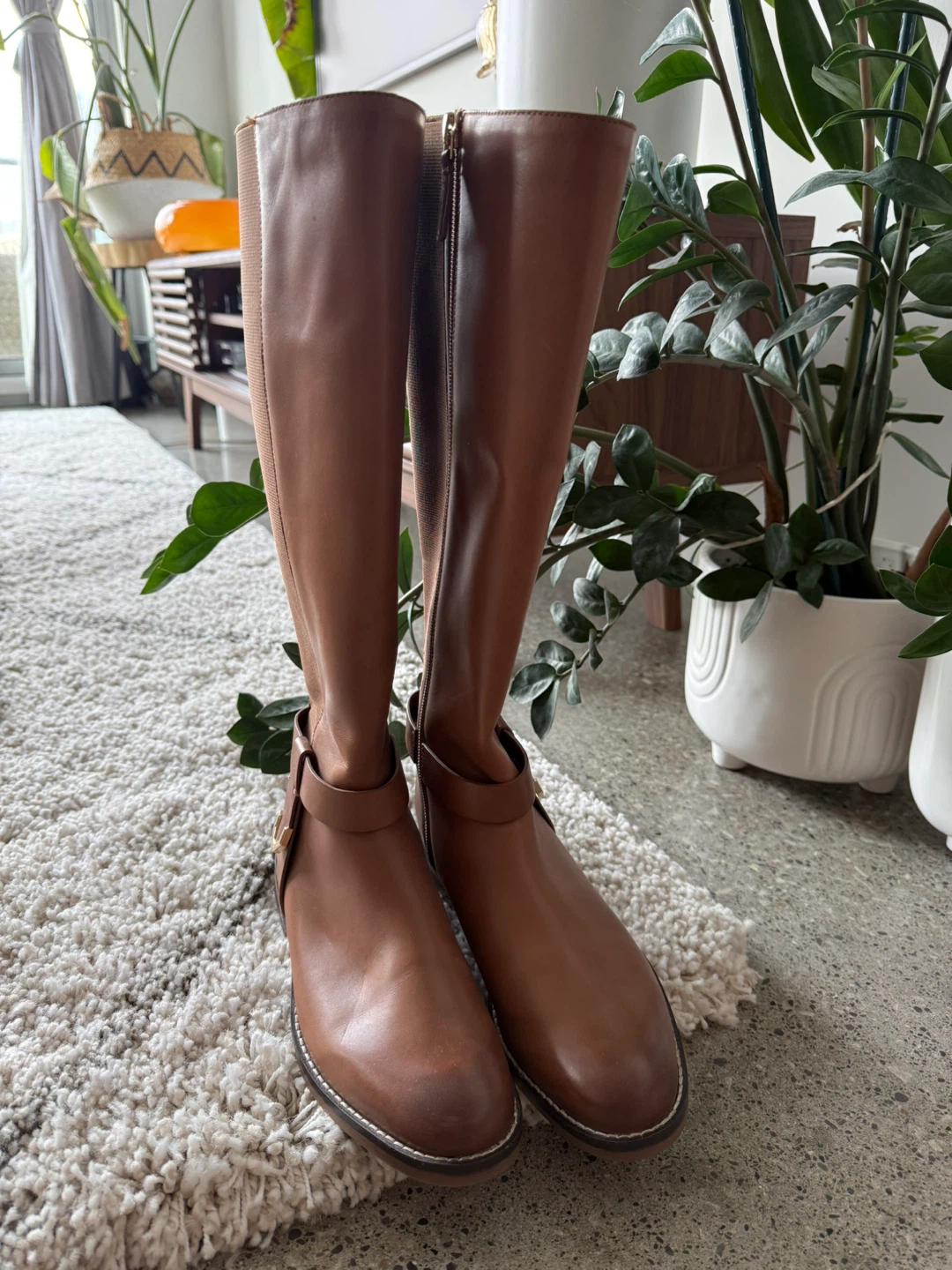 Cole Haan Brown Leather Riding Boots - photo 2
