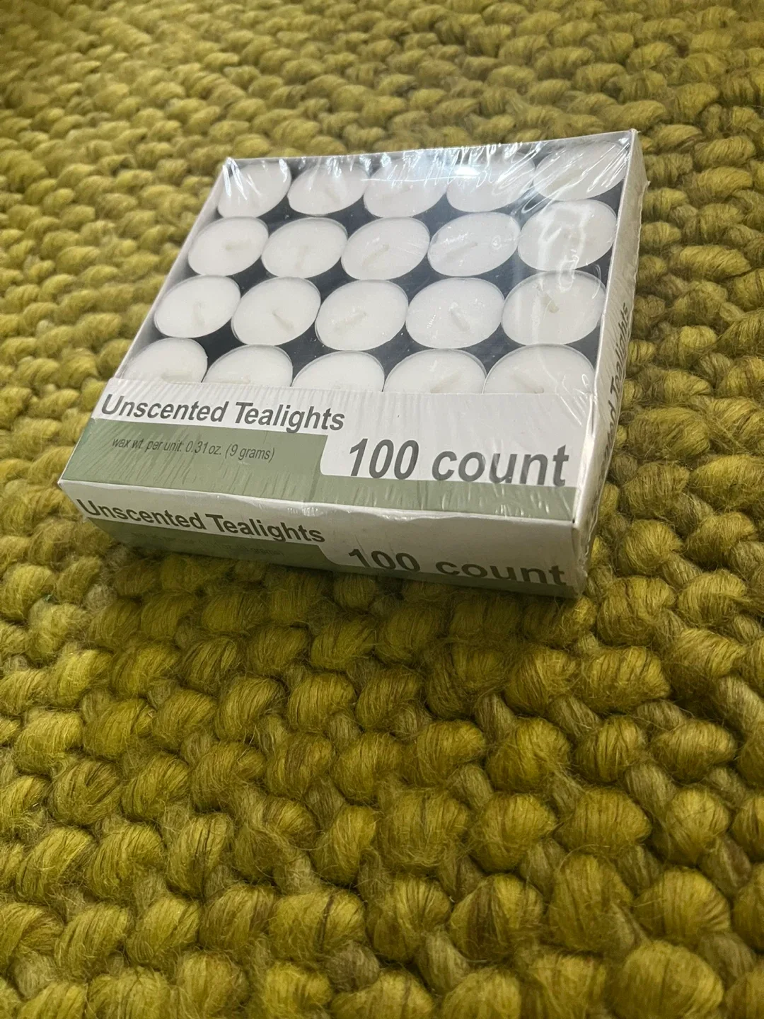 Unscented Tealights - 100 count thumbnail