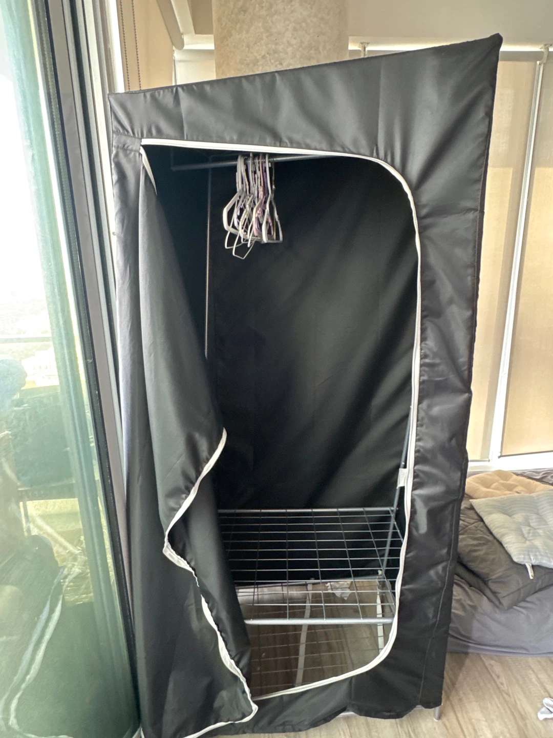 Portable Wardrobe Closet - Black