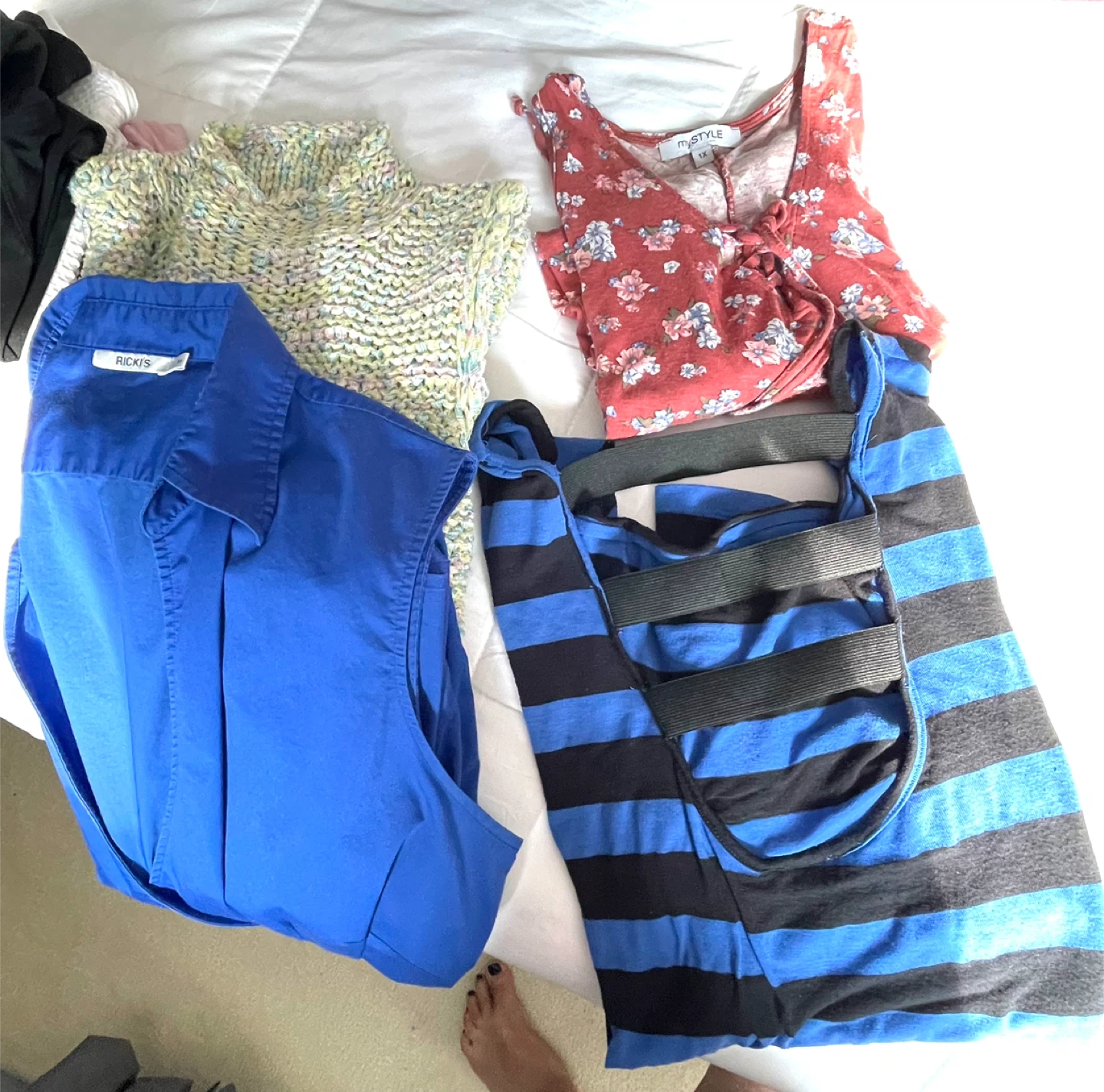 10 tops/$.50 each see below - photo 4