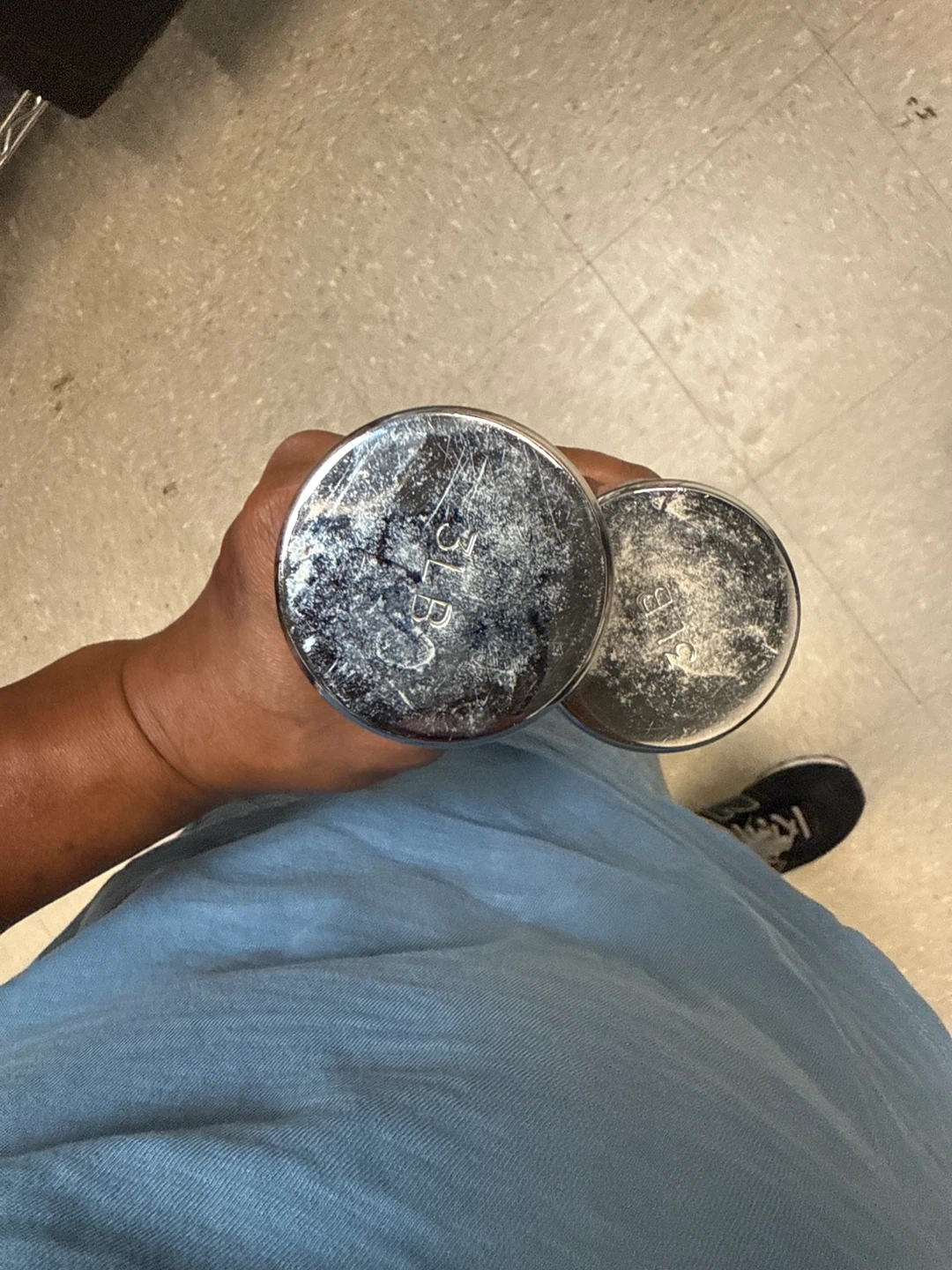 Pair of 3 lbs  Dumbbells - photo 3
