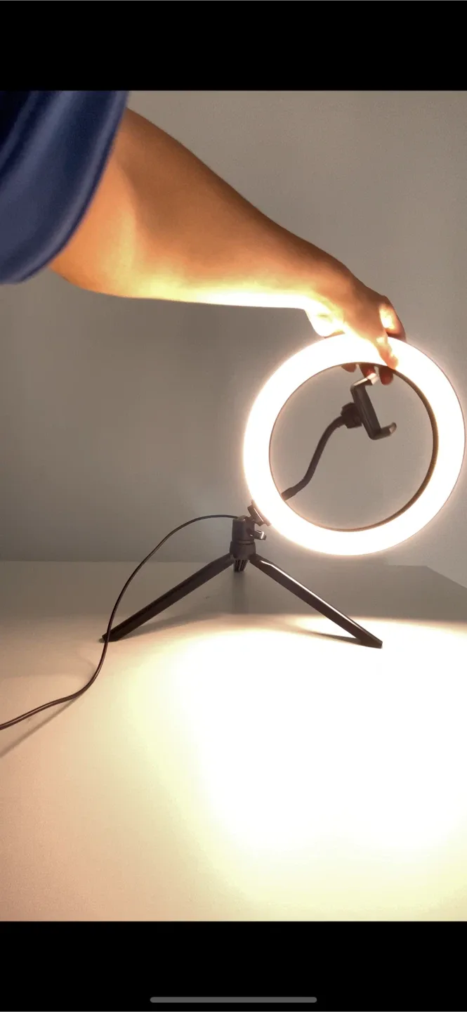 Colour Changing Dimmable Ring Light image indicator(4)