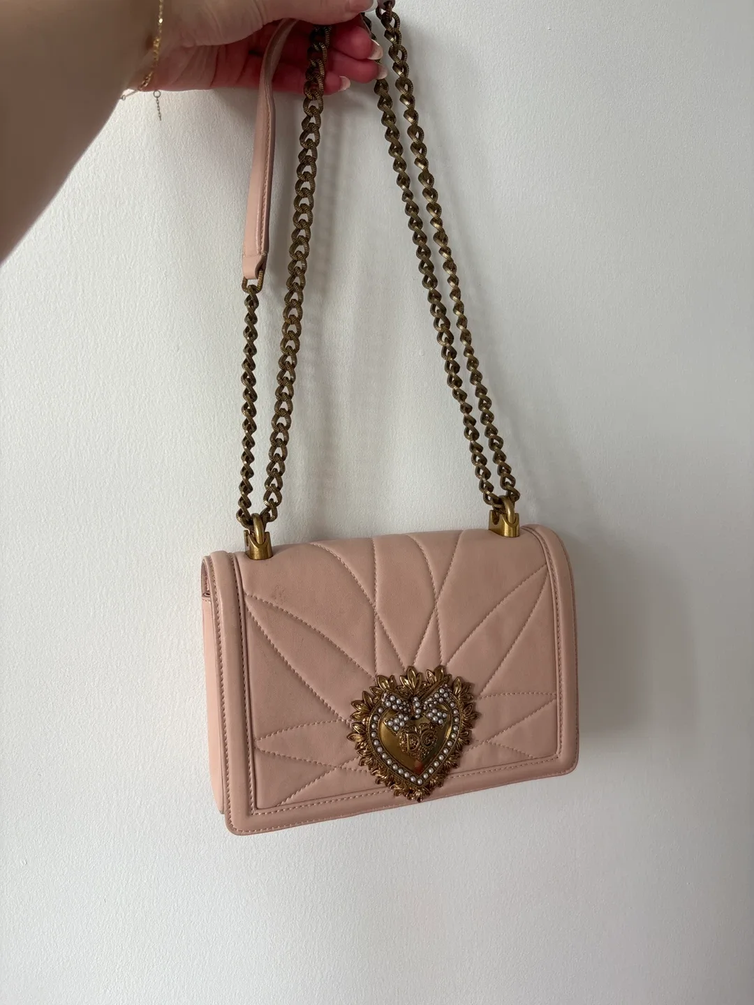 Dolce & Gabbana Devotion Shoulder Bag - Pink