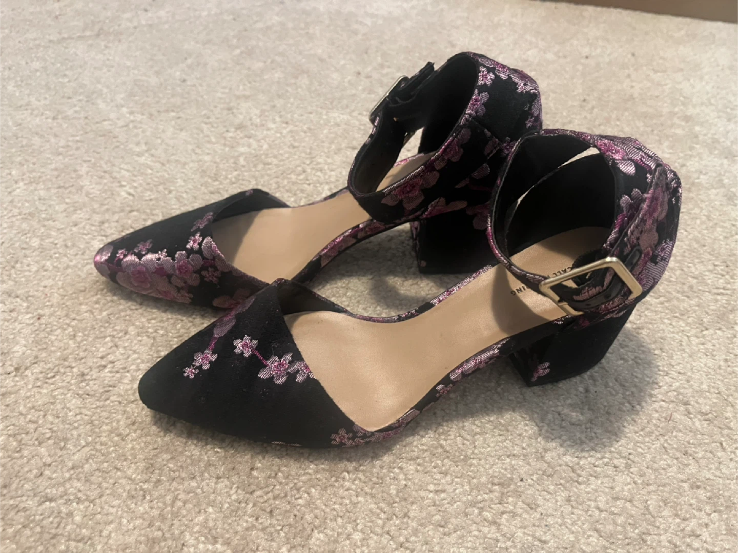 Call It Spring Women's Pointed Toe Block Heel Sandals Sz:7.5 - photo 2