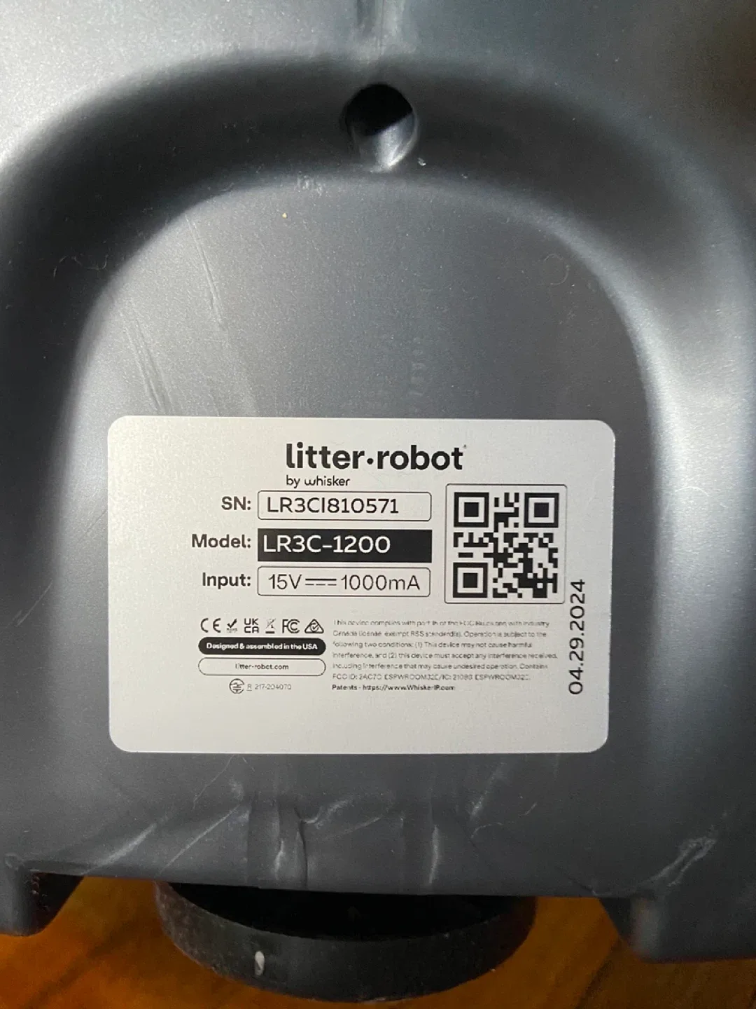 Litter Robot 3 LR3C-1200 Automatic Cat Litter Box image indicator(2)