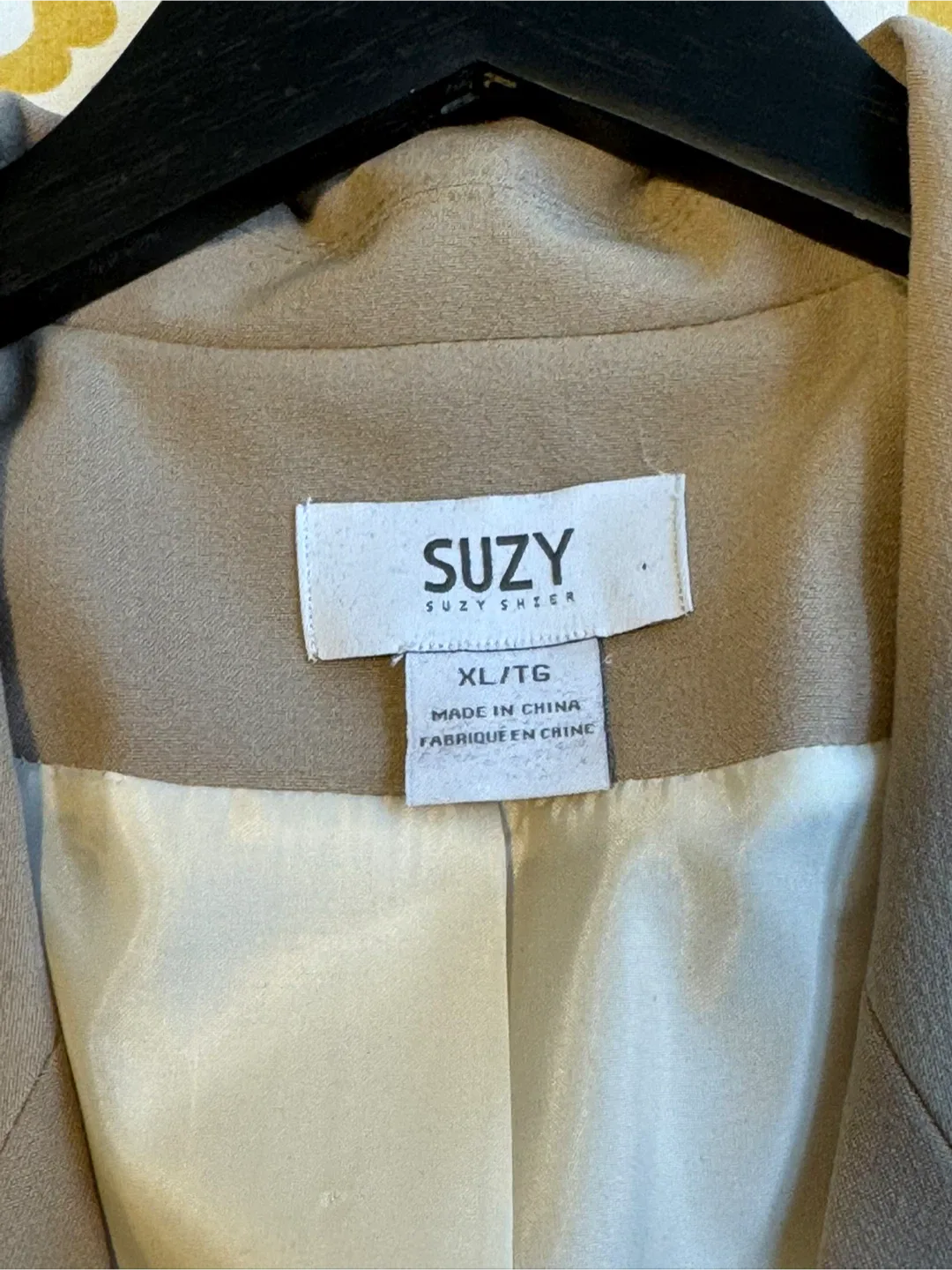 Suzy Sheer Beige Blazer - XL thumbnail