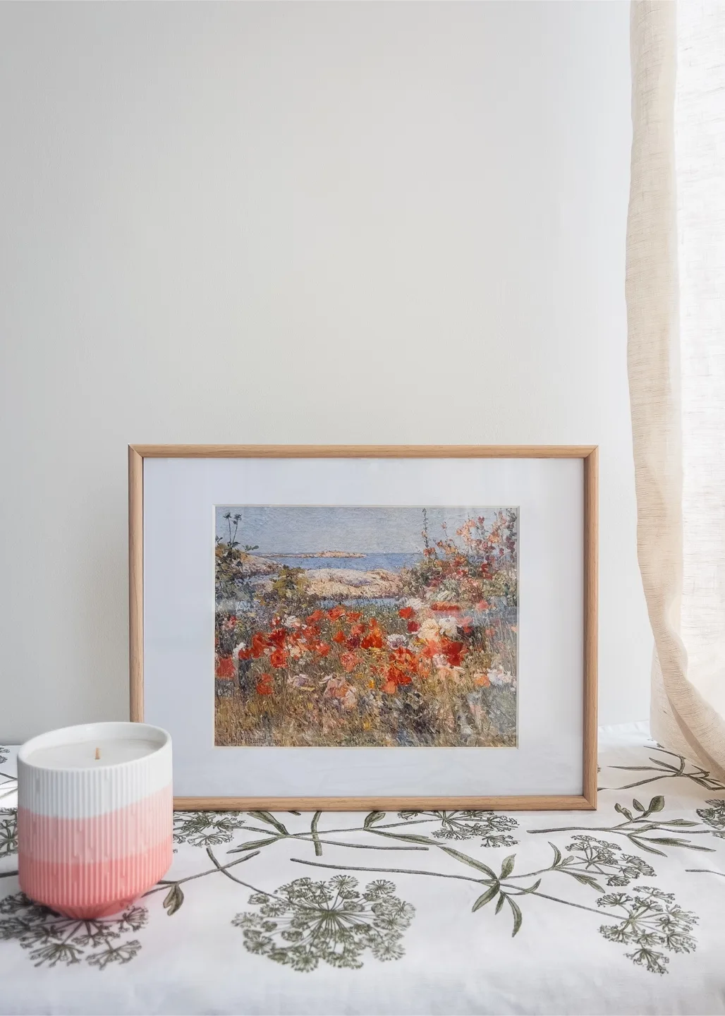 Wildflower Garden Vintage Art Print thumbnail