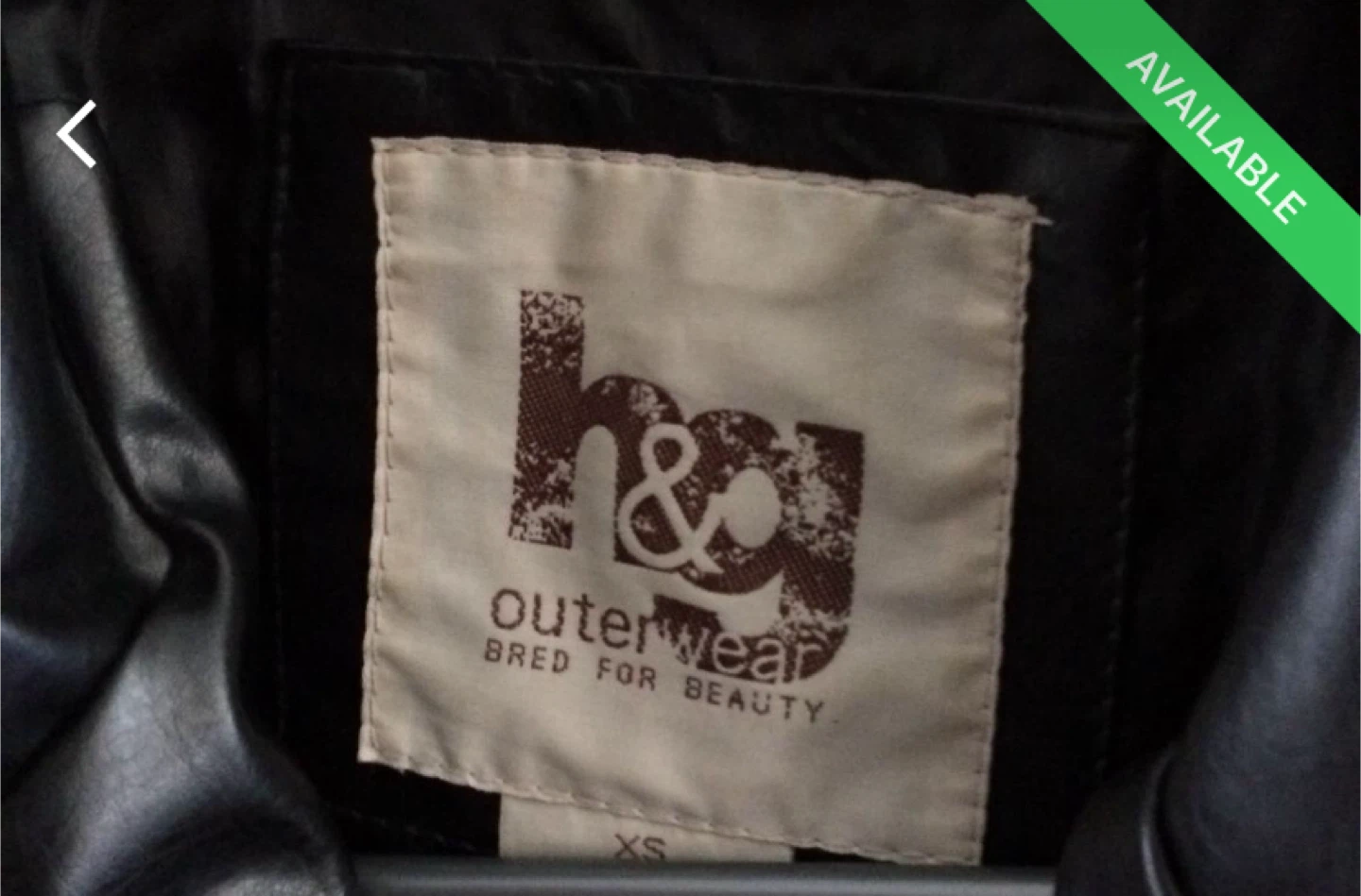 H&G Outerwear Black Jacket - Size XS - photo 2