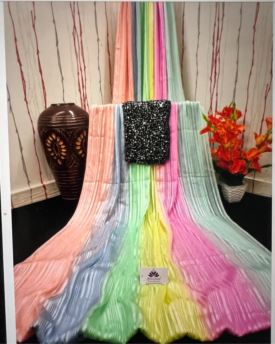 Rainbow Saree