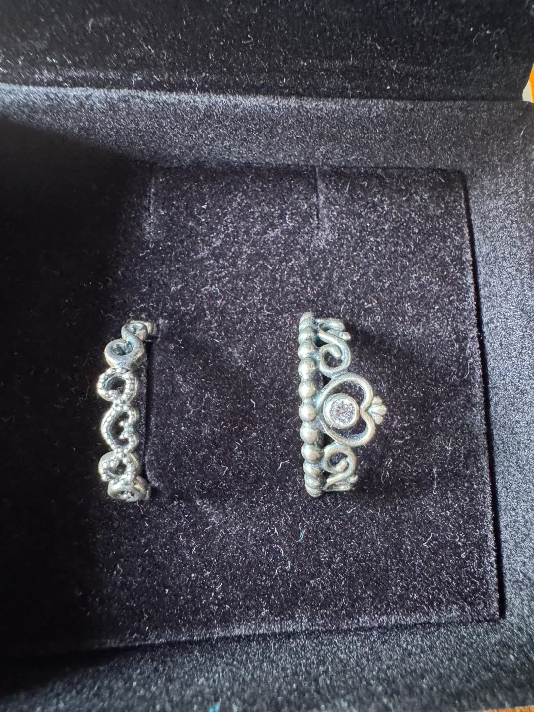 Pandora Silver Rings with Box image indicator(2)