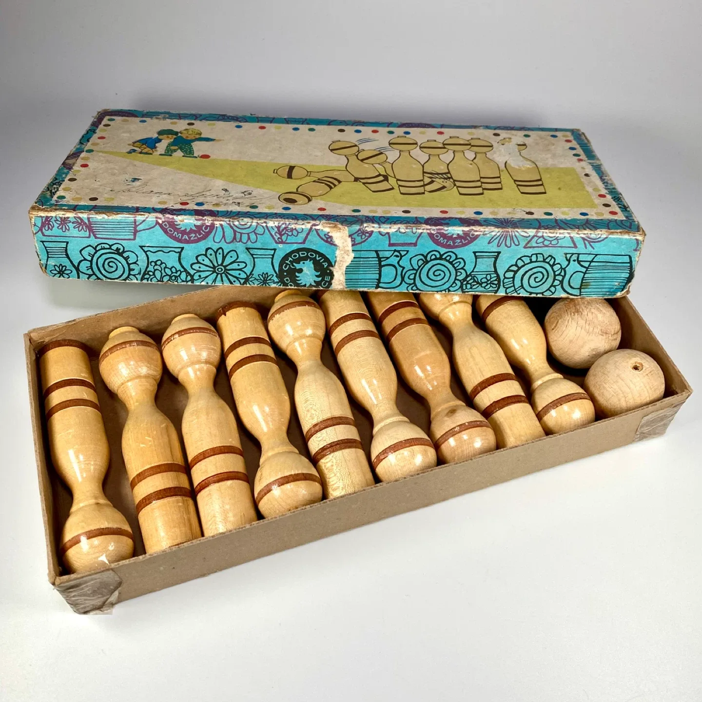 Vintage Mini Bowling Set thumbnail