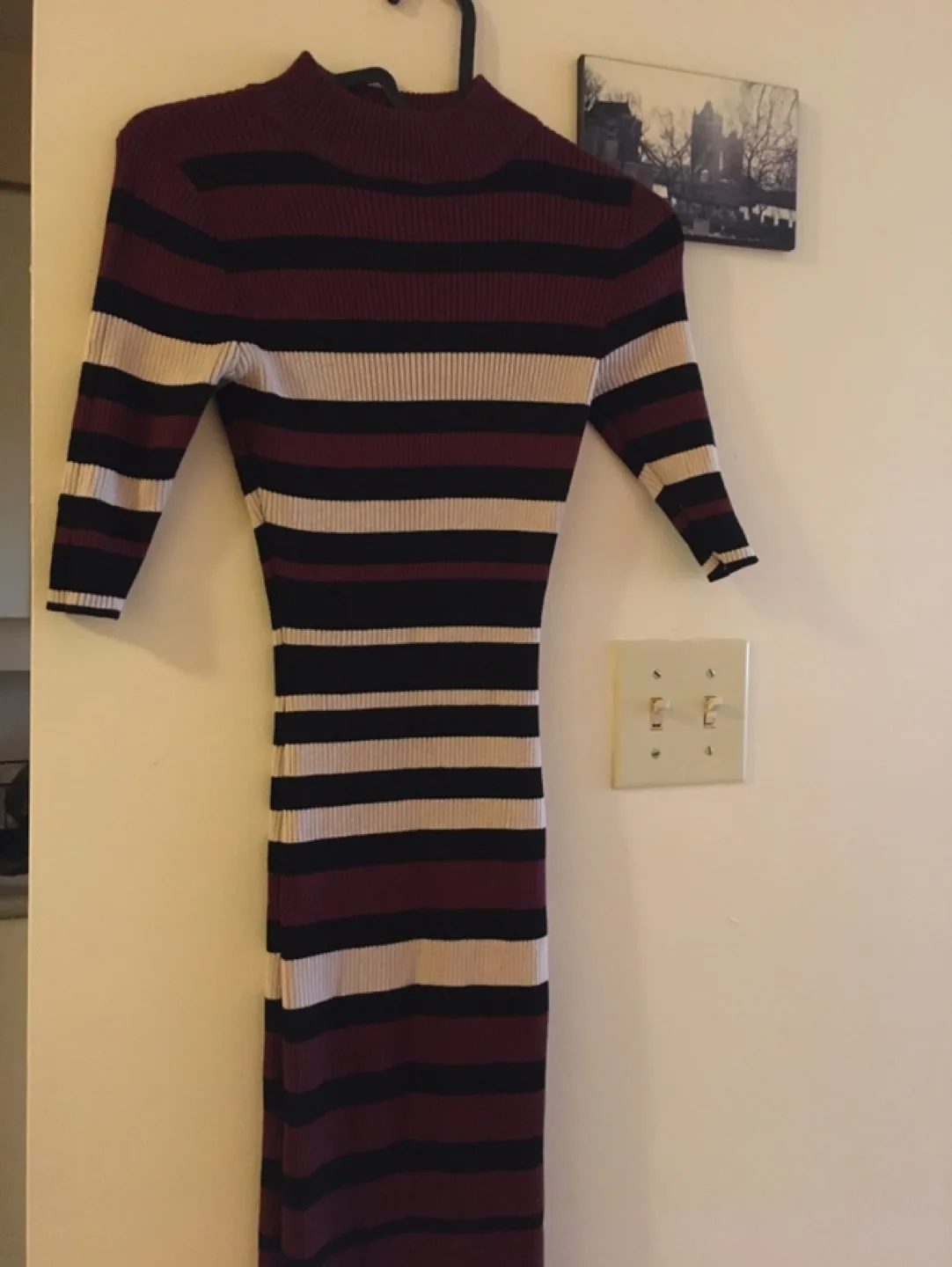 Say What? Striped Sweater Dress - Size S/P thumbnail
