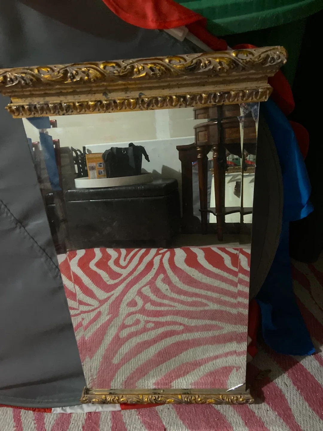Ornate Gold Framed Mirror thumbnail