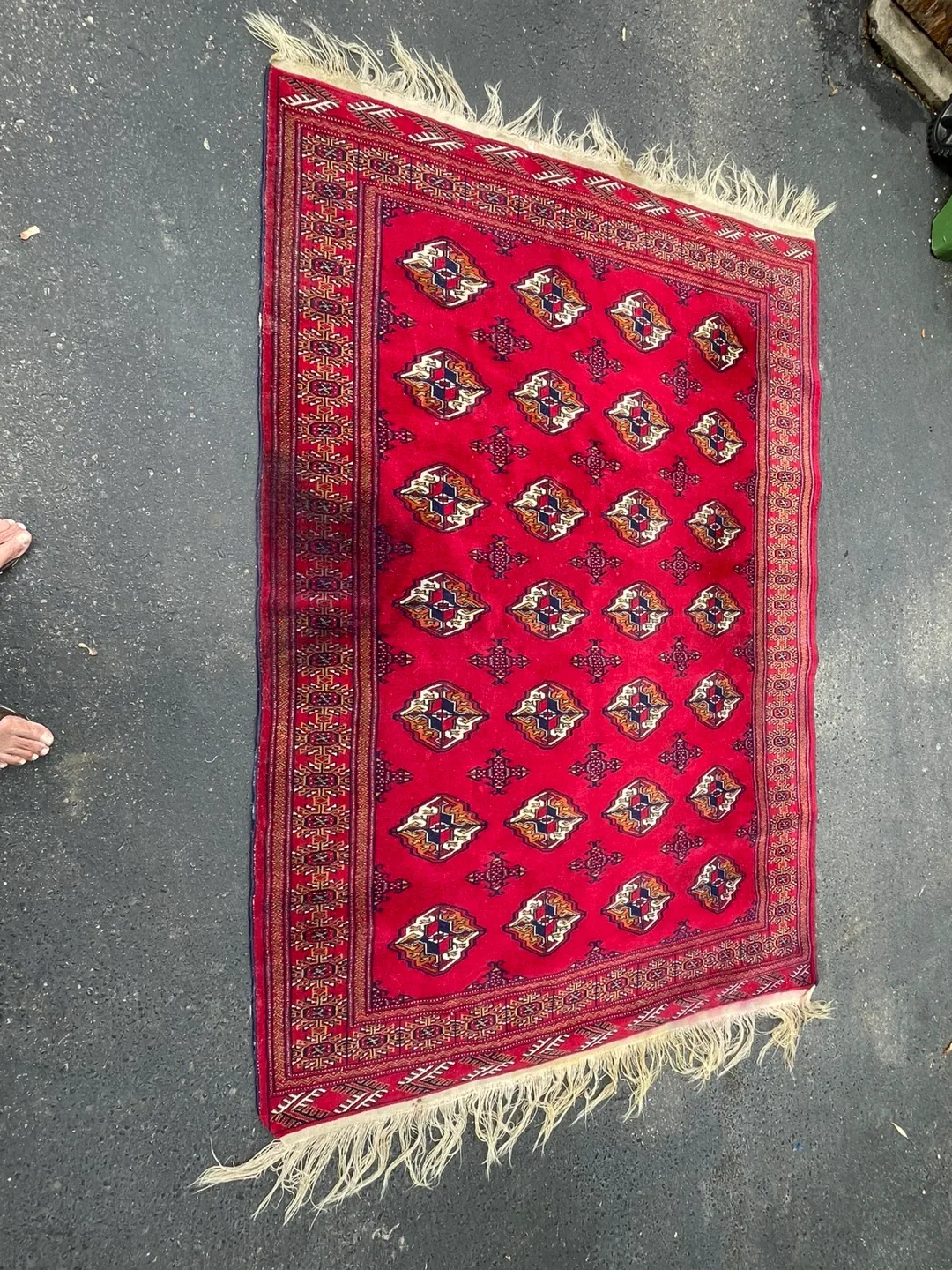 Red Afghan or Persian Rug image indicator(3)