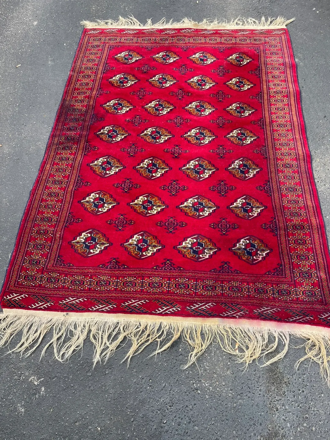 Red Afghan or Persian Rug image indicator(2)