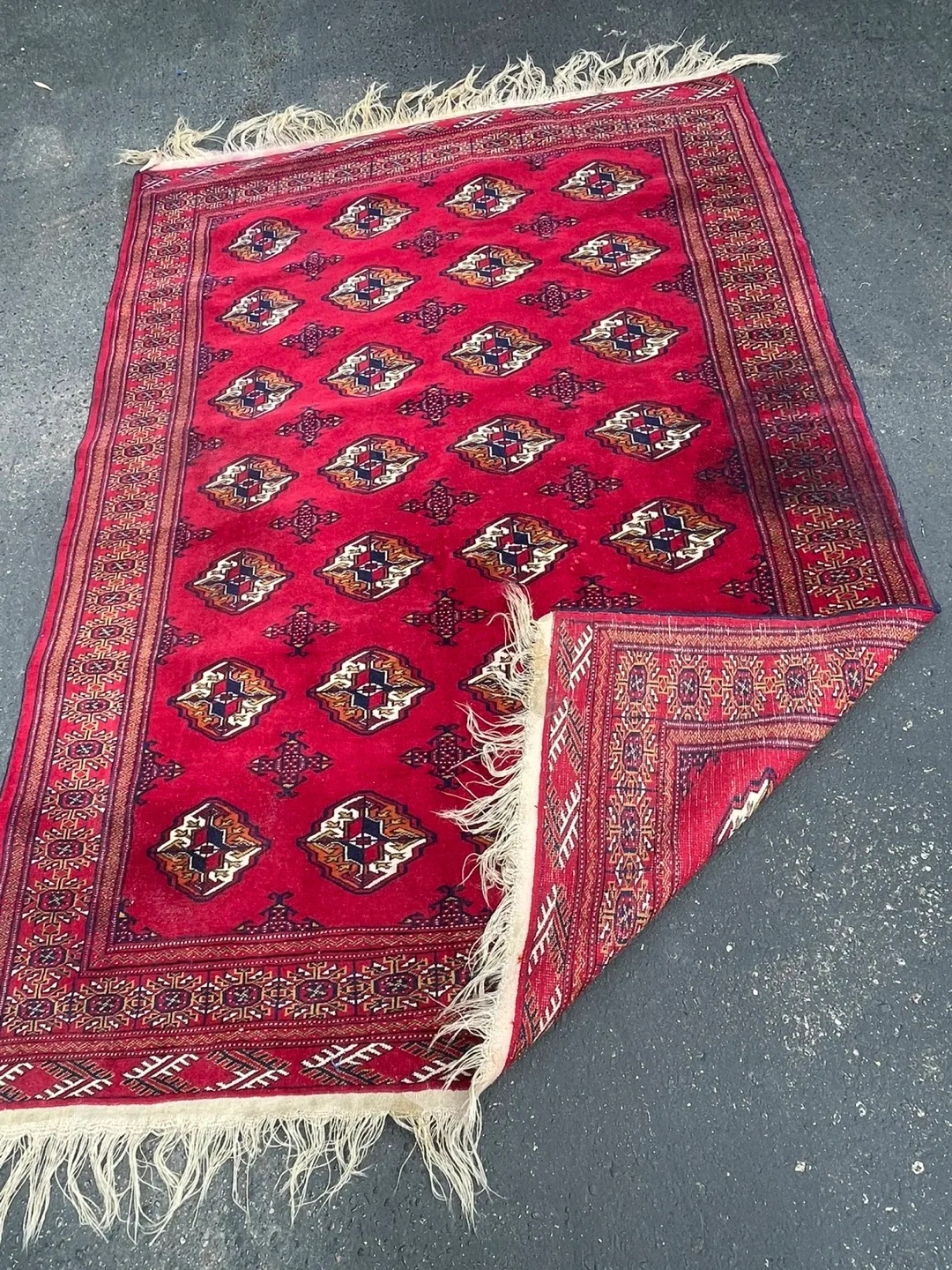 Red Afghan or Persian Rug image indicator(4)