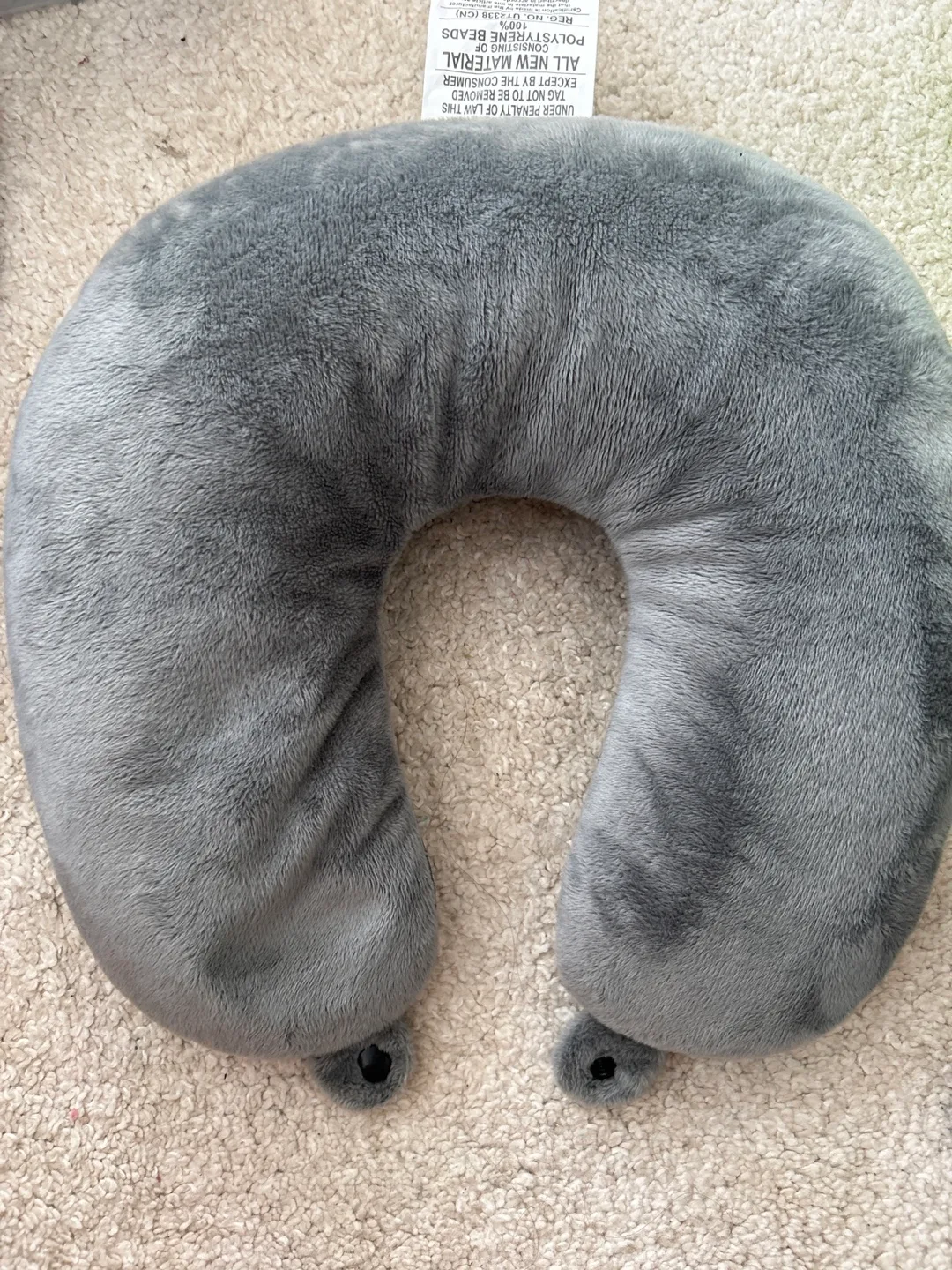 Grey Travel Neck Pillow thumbnail