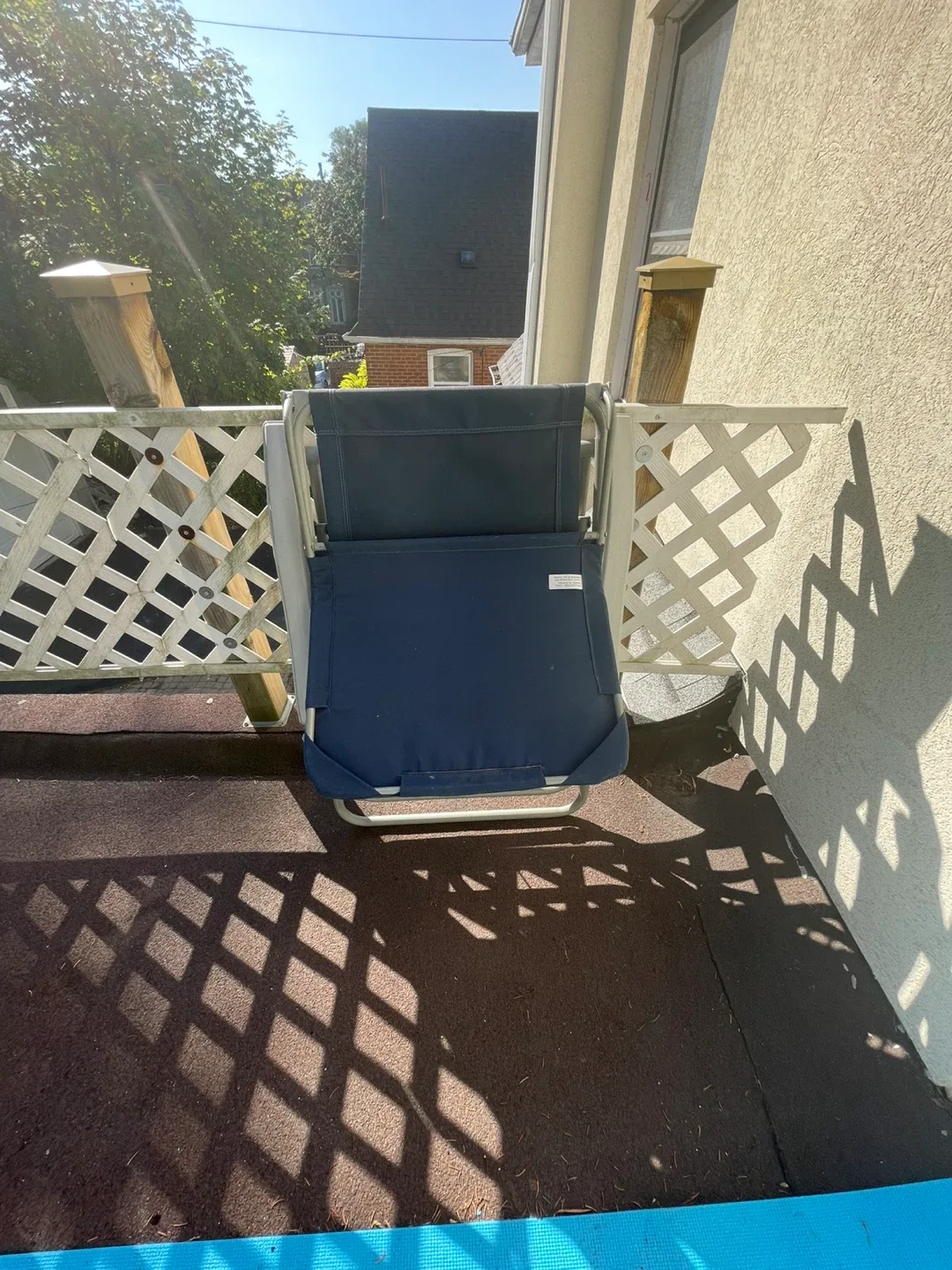 Zero Gravity Lounge Chair with Canopy - Blue image indicator(5)