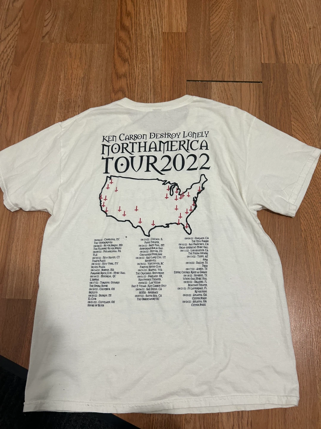Ken Carson Destroy Lonely North America Tour 2022 T-Shirt - photo 2
