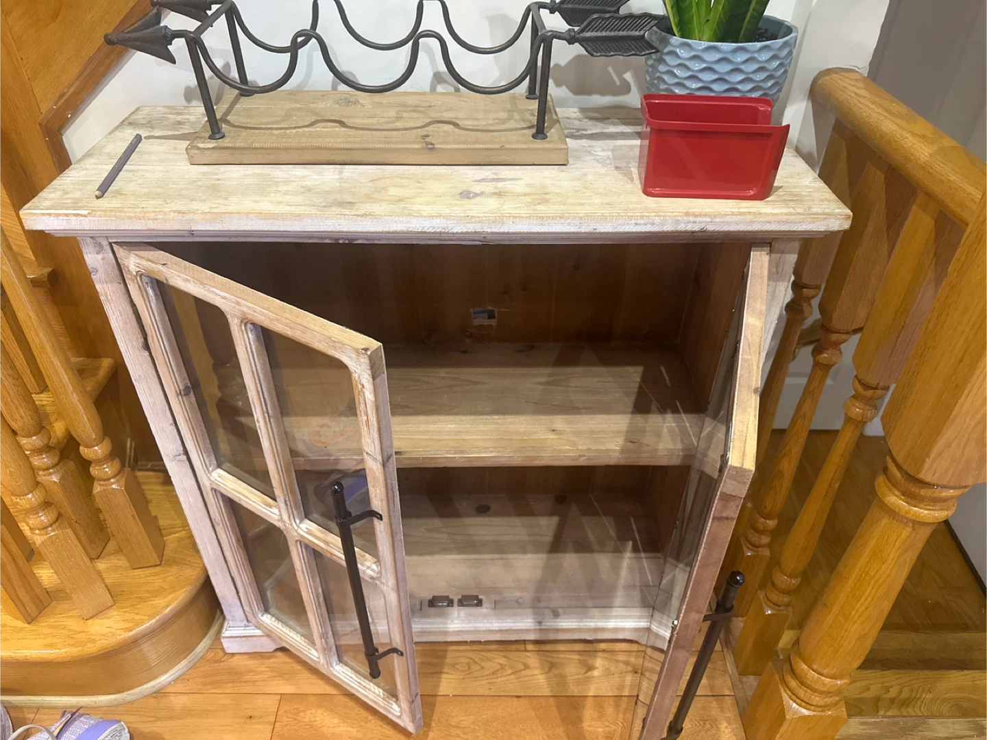 Wooden Cabinet with Glass Doors - photo 3