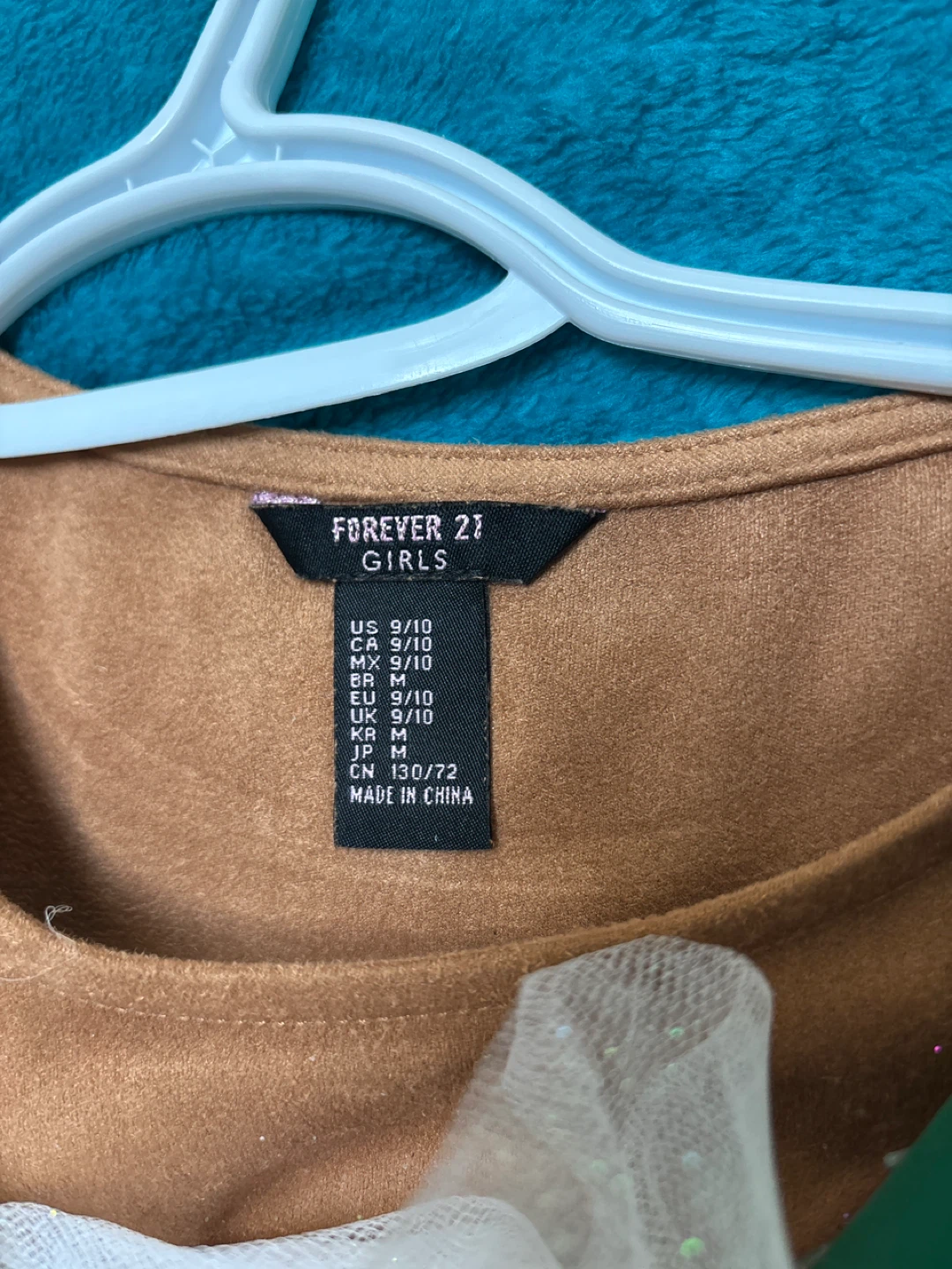 Forever 21 Girls Starbucks Coffee Dress Size 9/10 - photo 3
