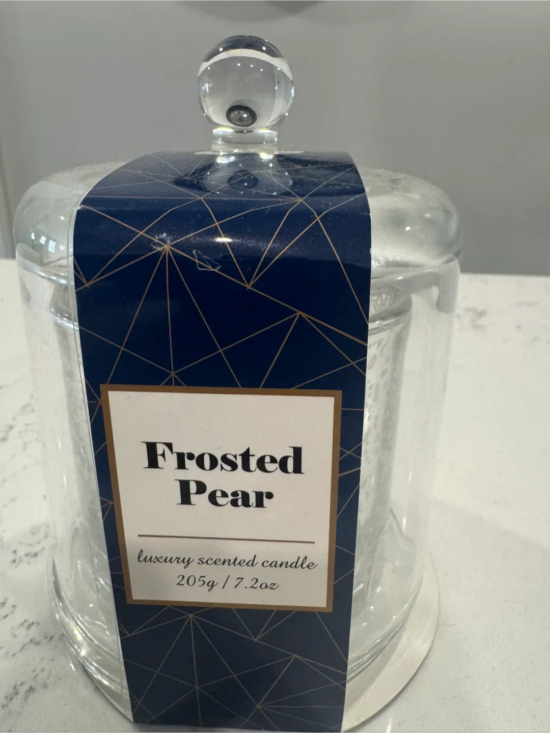 Frosted Pear Luxury Scented Candle 205g image indicator(2)