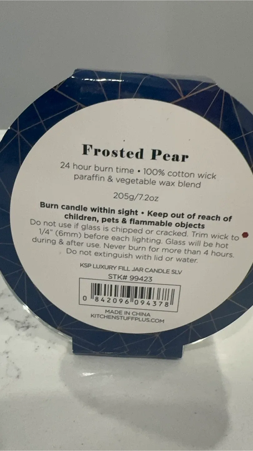 Frosted Pear Luxury Scented Candle 205g image indicator(8)