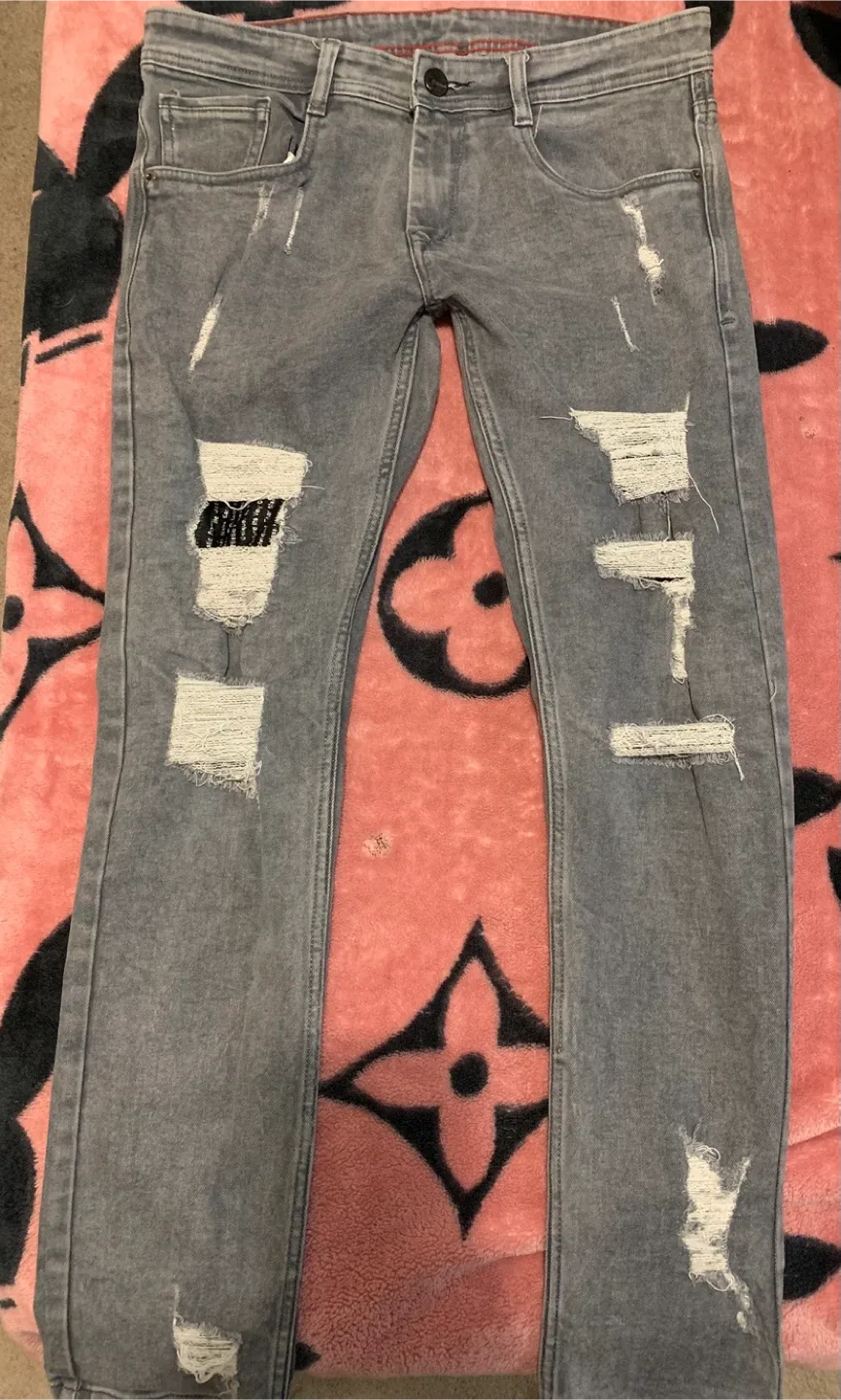 Armani Jeans Distressed Denim