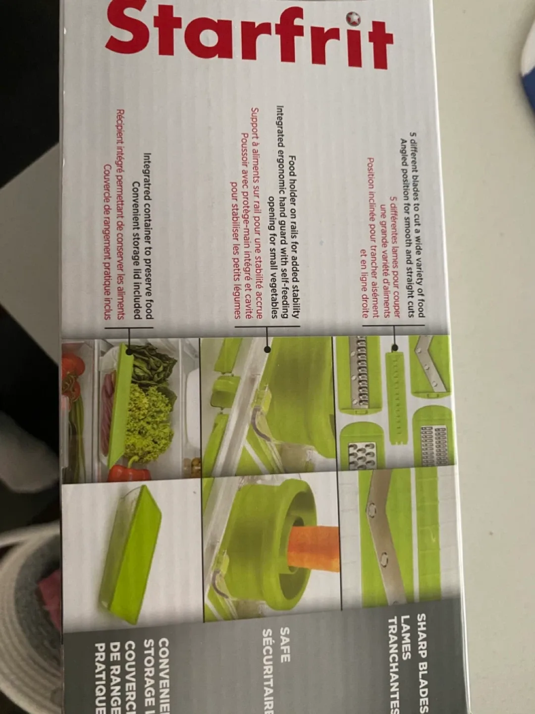 Starfrit Easy Mandoline Slicer - New in Box image indicator(2)