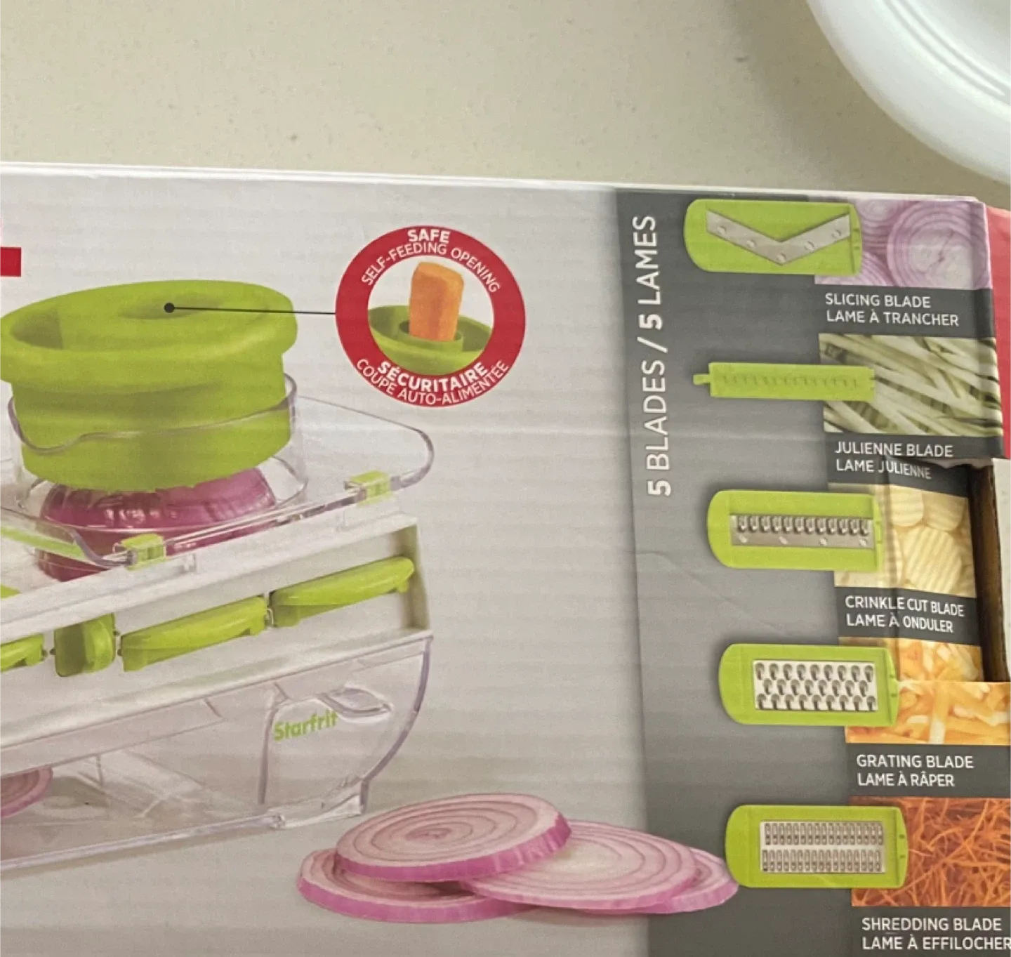 Starfrit Easy Mandoline Slicer - New in Box image indicator(4)