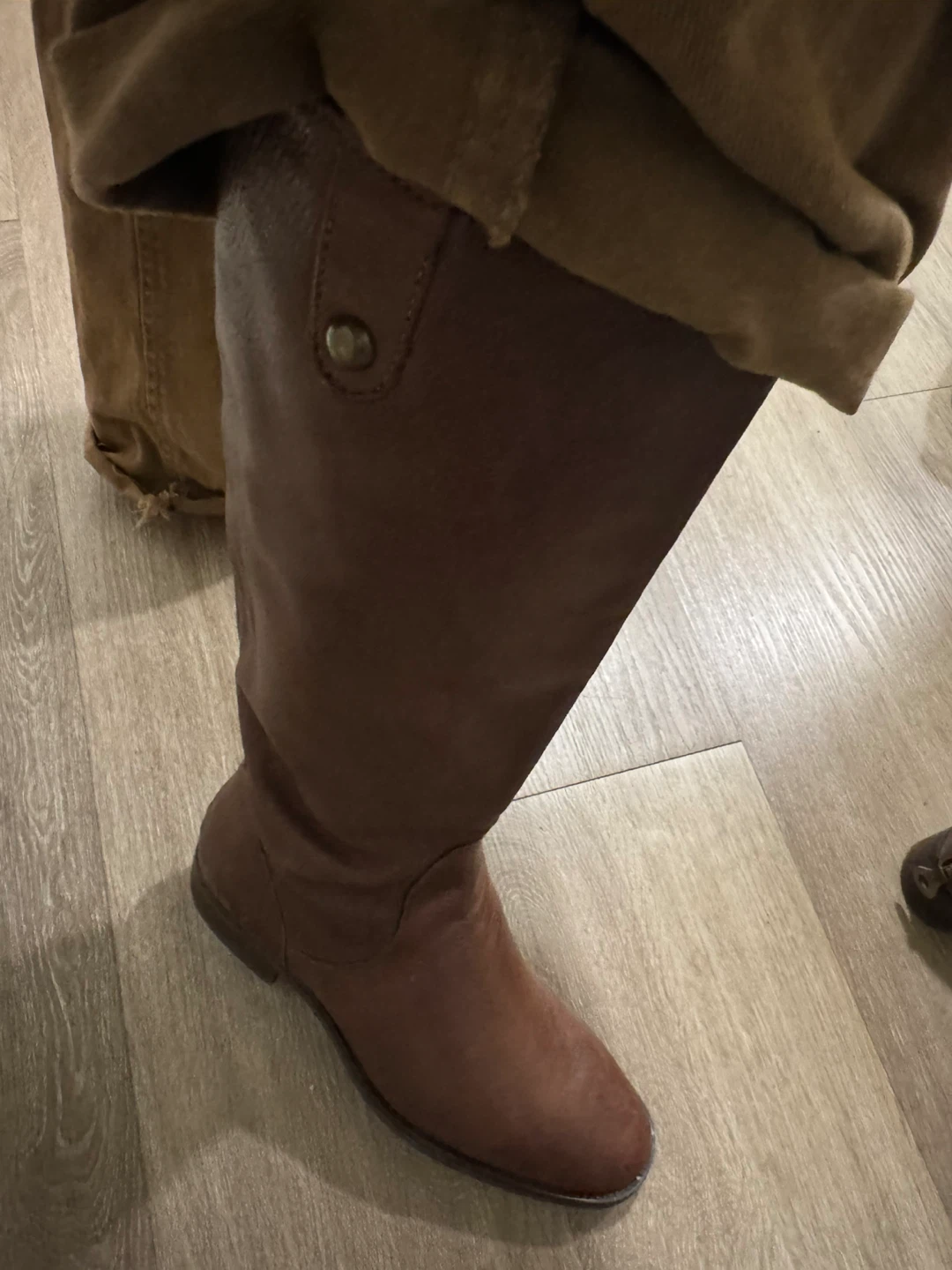Brown Leather Riding Boots - Size 39 - photo 2