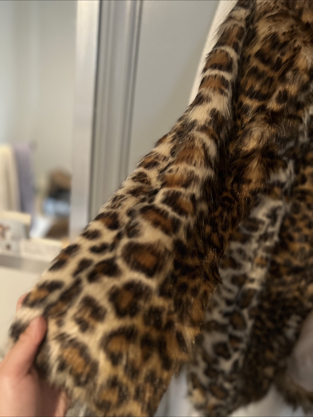 Banana Republic Faux Fur Coat - Size S/P - photo 3