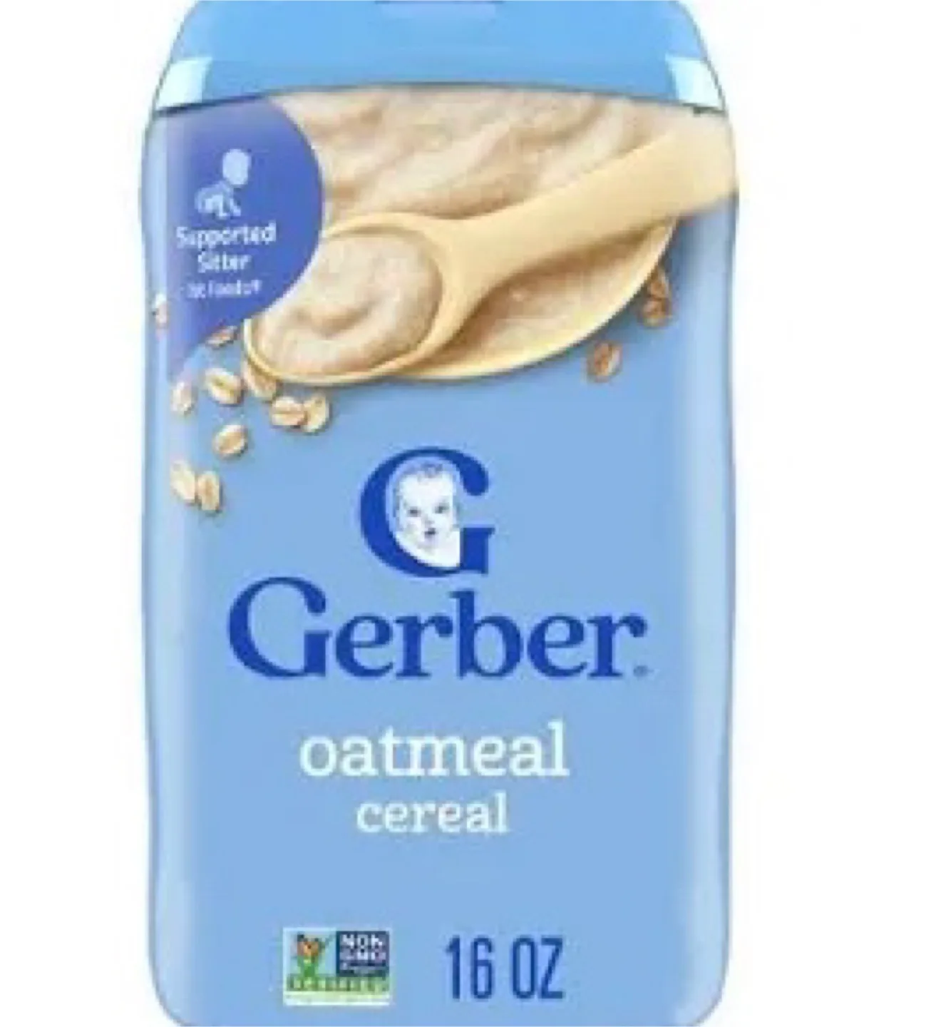 Gerber Oatmeal Cereal - 16 oz and other baby food thumbnail