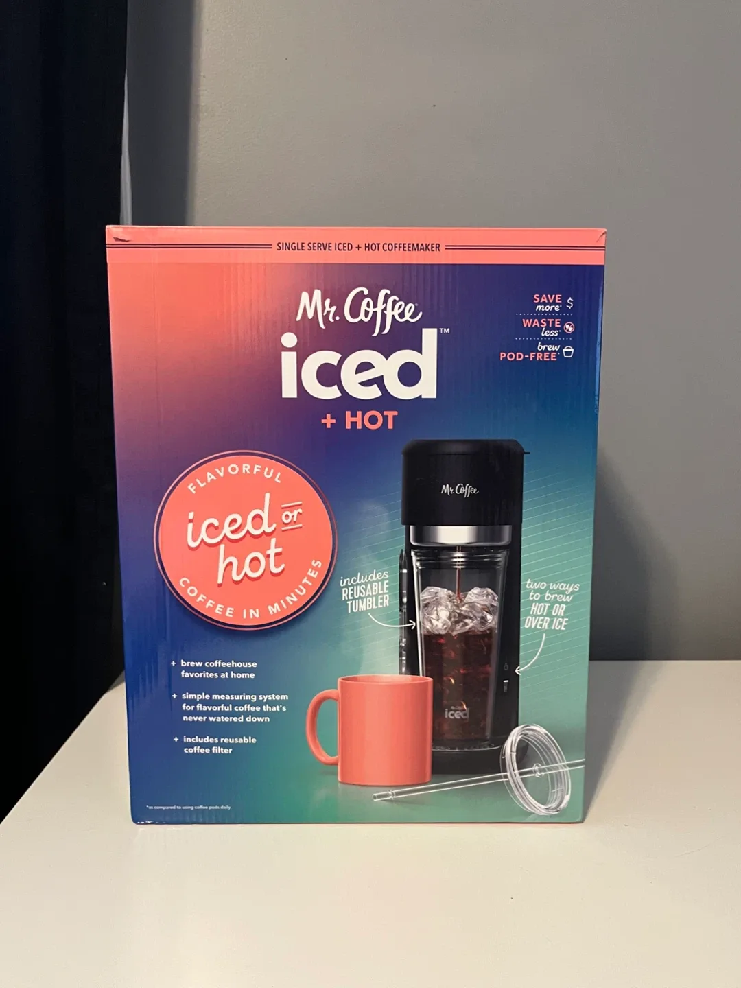 New Mr. Coffee Iced + Hot Coffee Maker