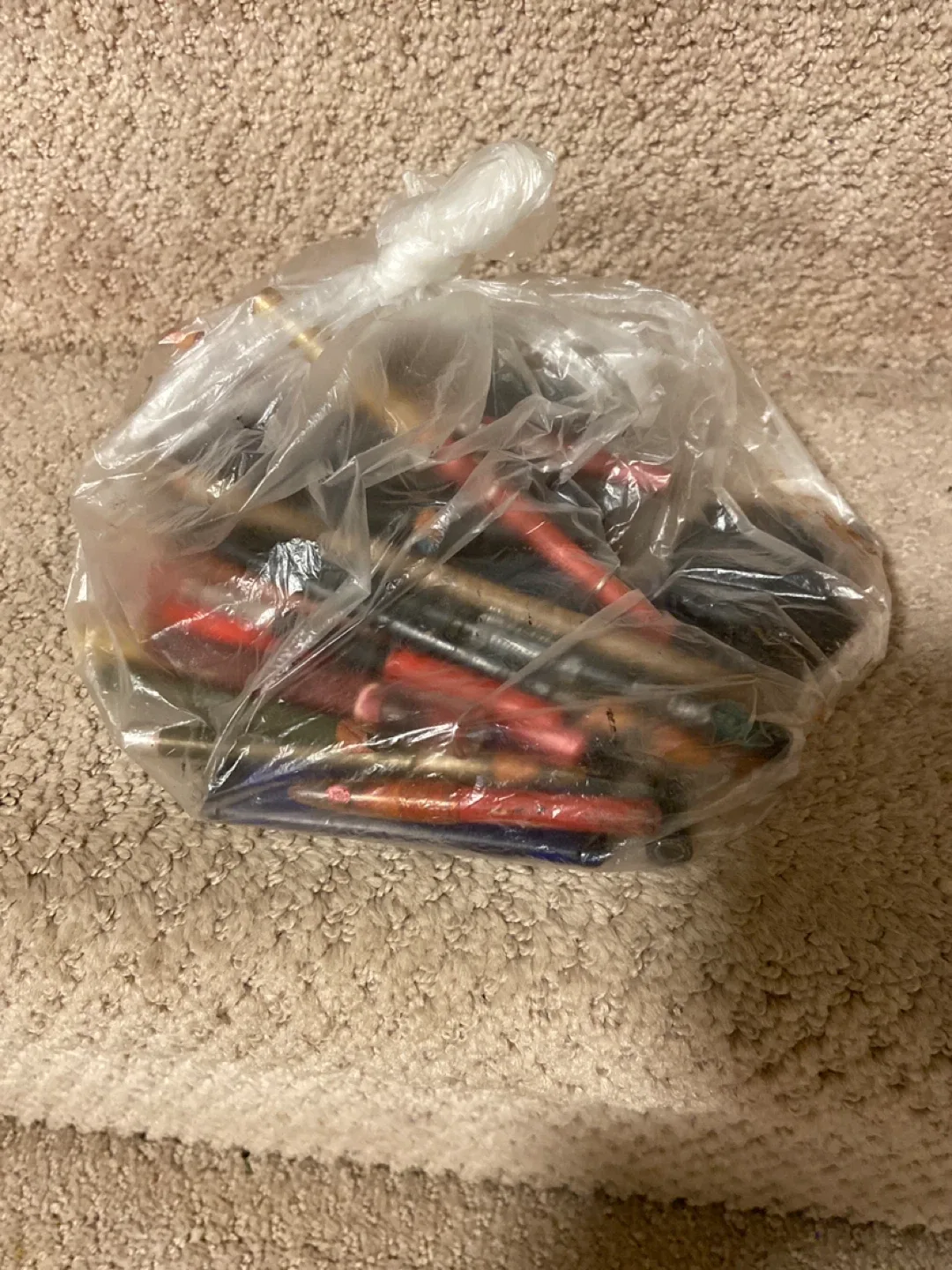 Bag of assorted makeup thumbnail