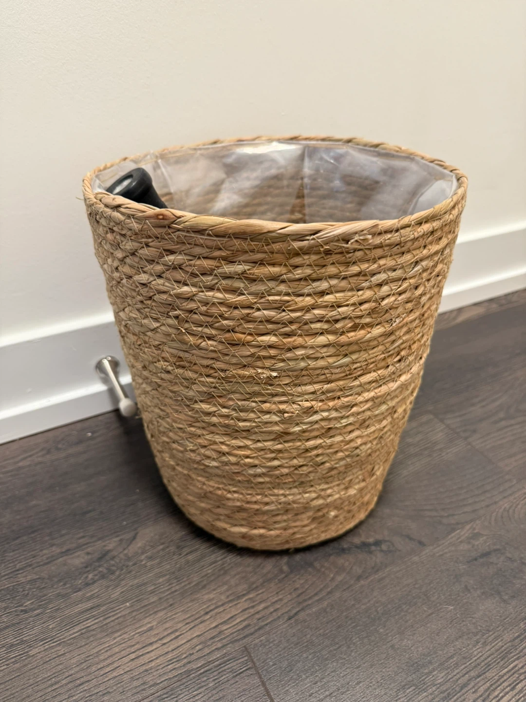 Bouclair Natural Fiber Waste Bin - photo 3