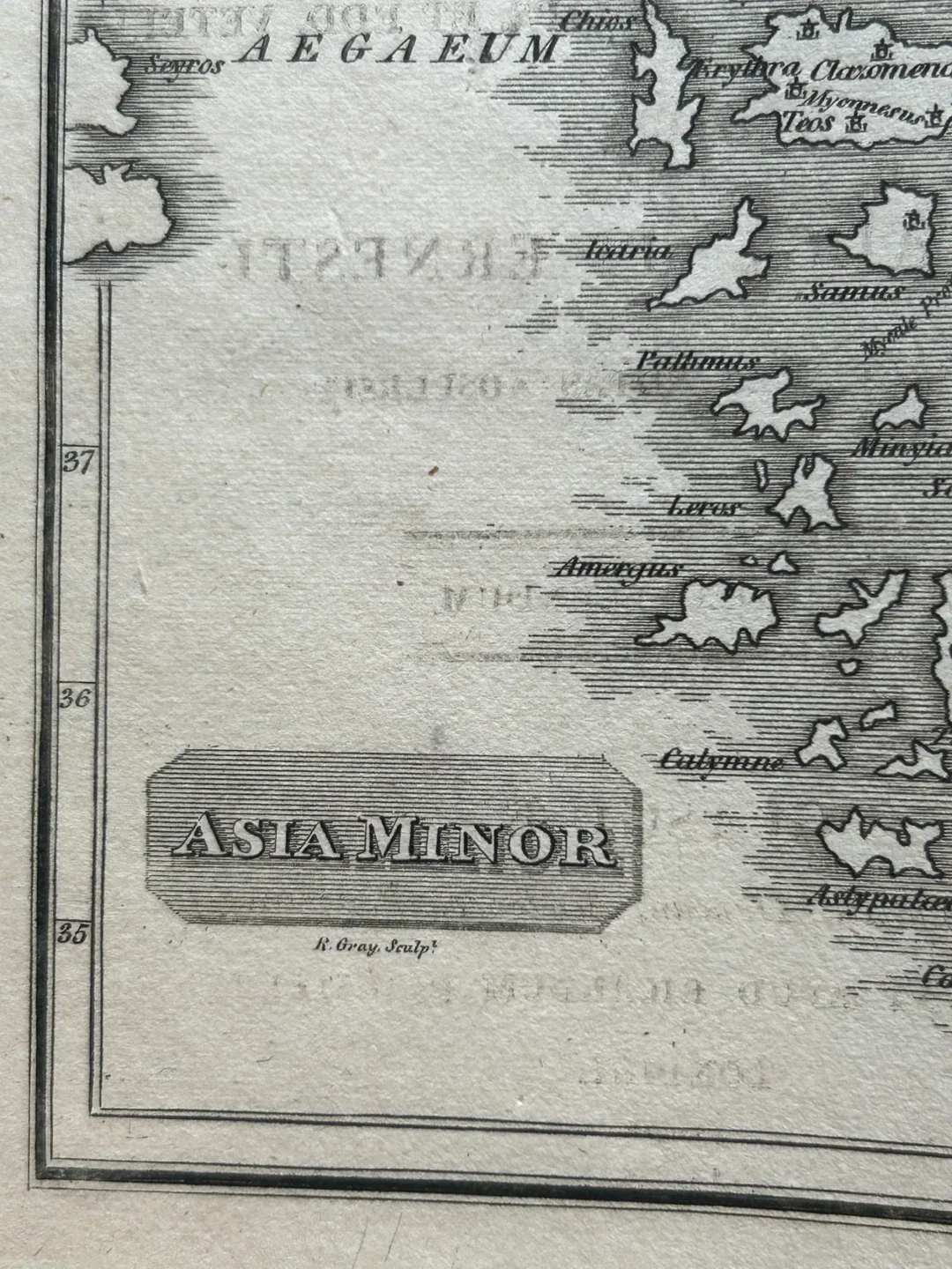 1800s antique map atlas Asia Minor art etching Turkey Greece image indicator(5)